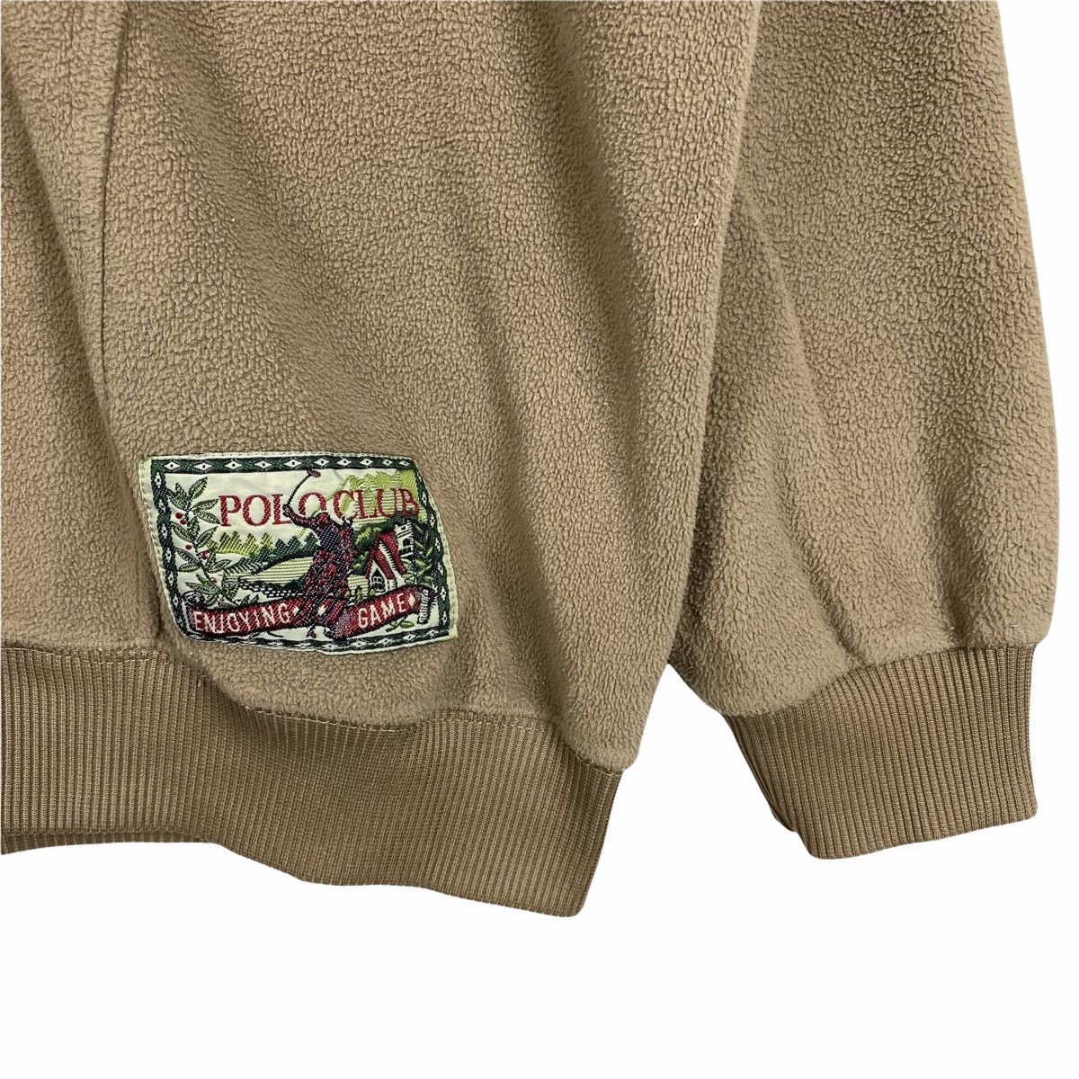 Beverly Hills Polo Club × Vintage VINTAGE POLO CLUB SMALL PONY FLEECE HALF ZIPPER SWEATSHIRT Size US L / EU 52-54 / 3 - 6 Thumbnail