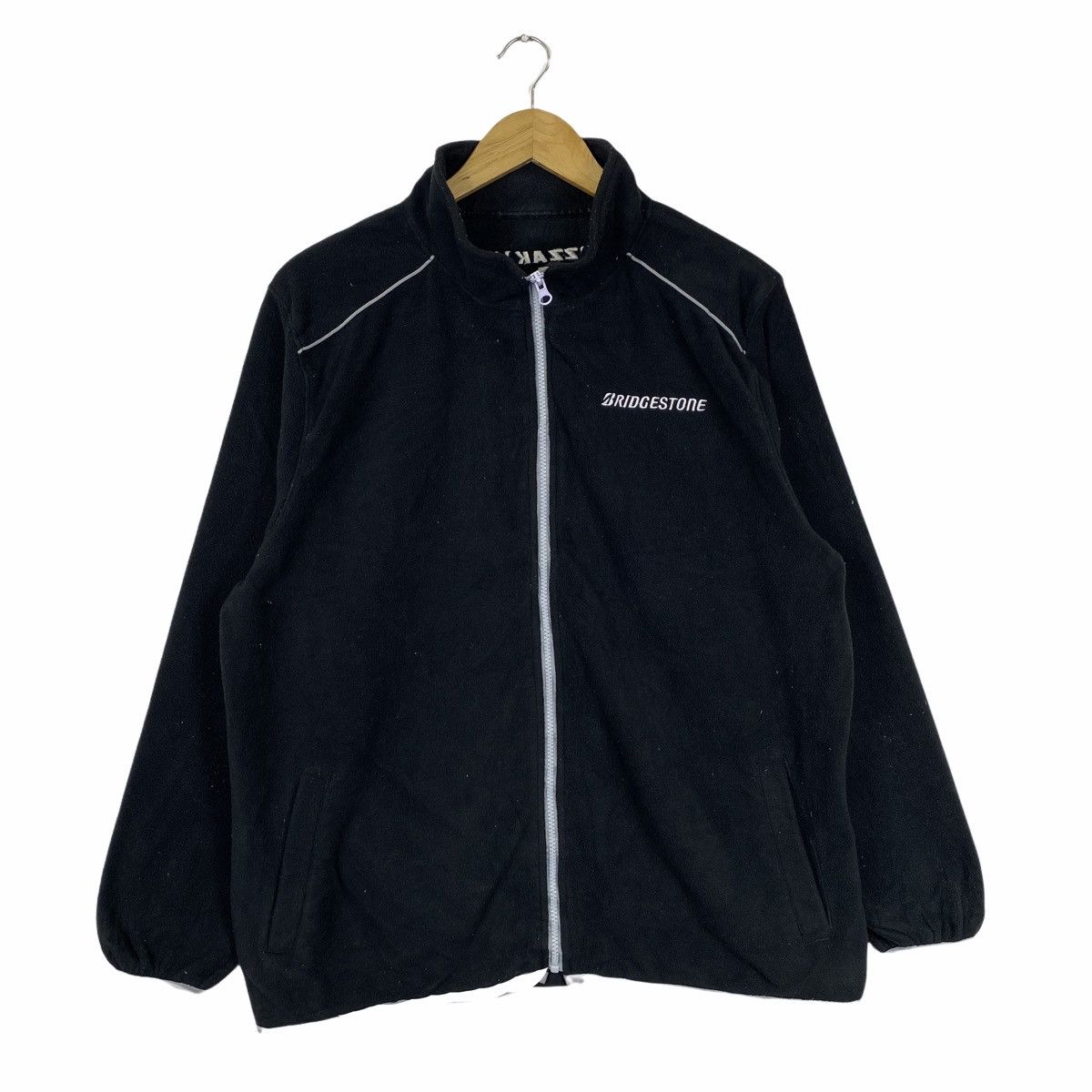 Sports Specialties × Vintage VINTAGE BRIDGESTONE BLIZZAK FLEECE ZIPPER SWEATER Size US L / EU 52-54 / 3 - 1 Thumbnail