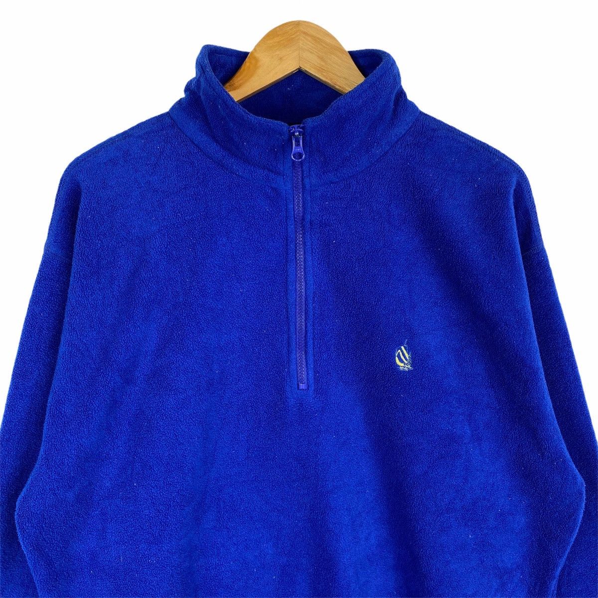 Nautica × Vintage Vintage NAUTICA Small Logo Fleece Half Zipper Sweatshirt Size US M / EU 48-50 / 2 - 3 Thumbnail