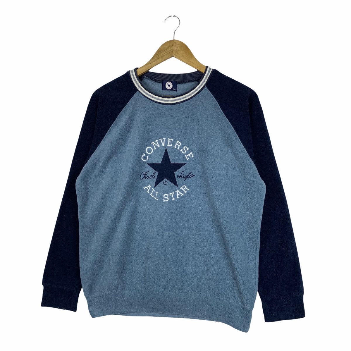 Converse × Vintage VINTAGE CONVERSE ALL STAR BIG LOGO FLEECE SWEATSHIRT Size US S / EU 44-46 / 1 - 3 Thumbnail