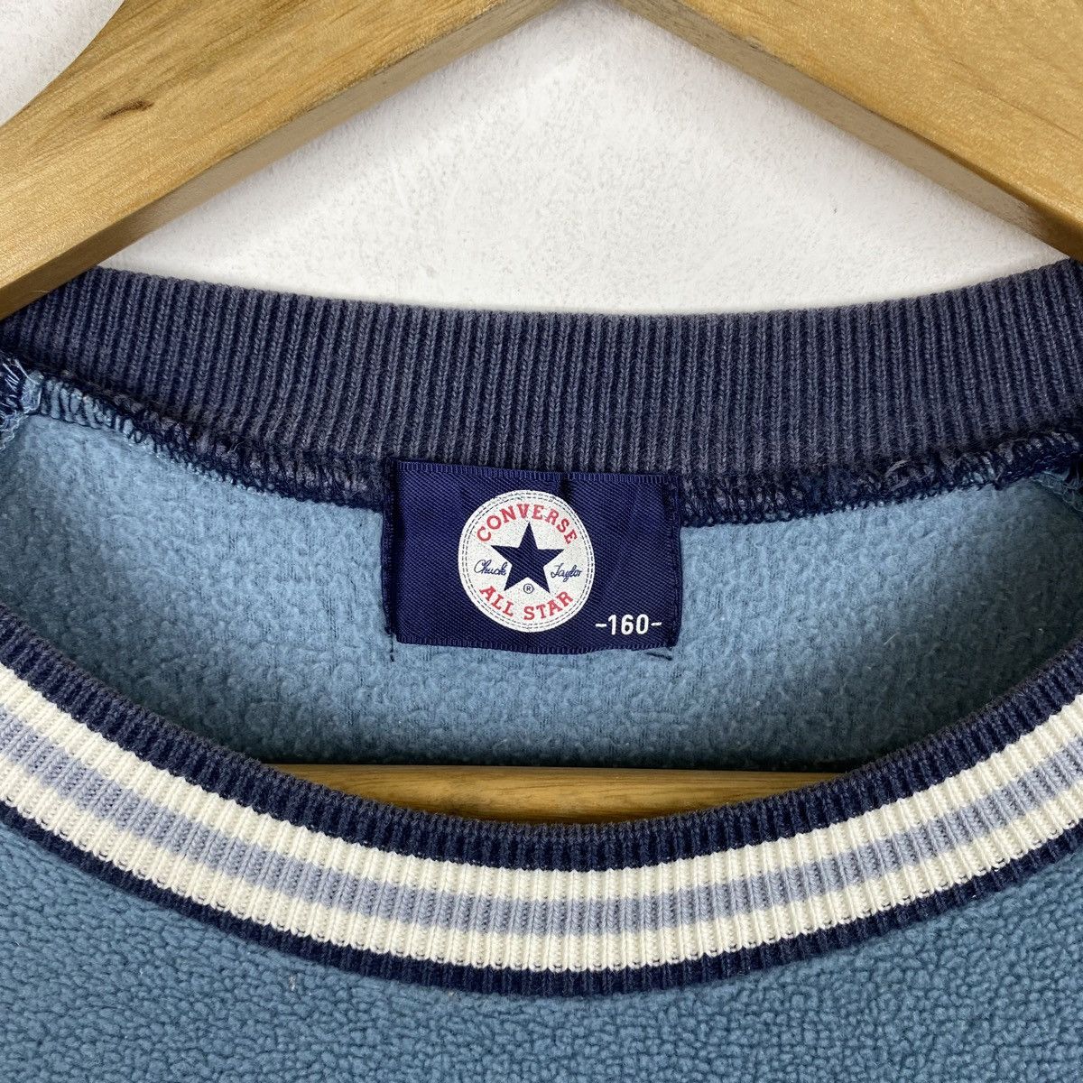 Converse × Vintage VINTAGE CONVERSE ALL STAR BIG LOGO FLEECE SWEATSHIRT Size US S / EU 44-46 / 1 - 5 Thumbnail
