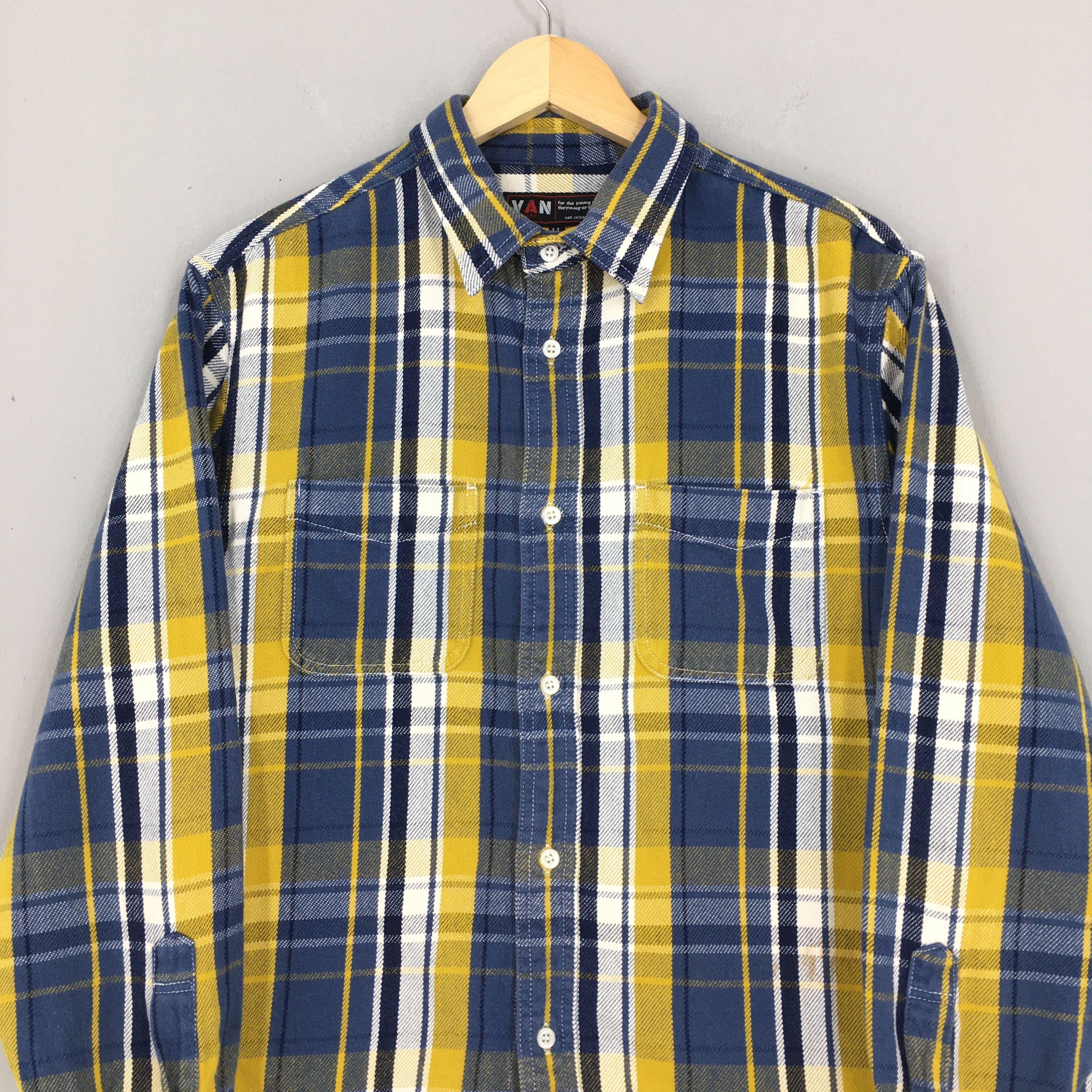Flannel × Japanese Brand Vintage Van Jac Japan Tartan Checked Flannel Shirt Large Size US L / EU 52-54 / 3 - 2 Thumbnail