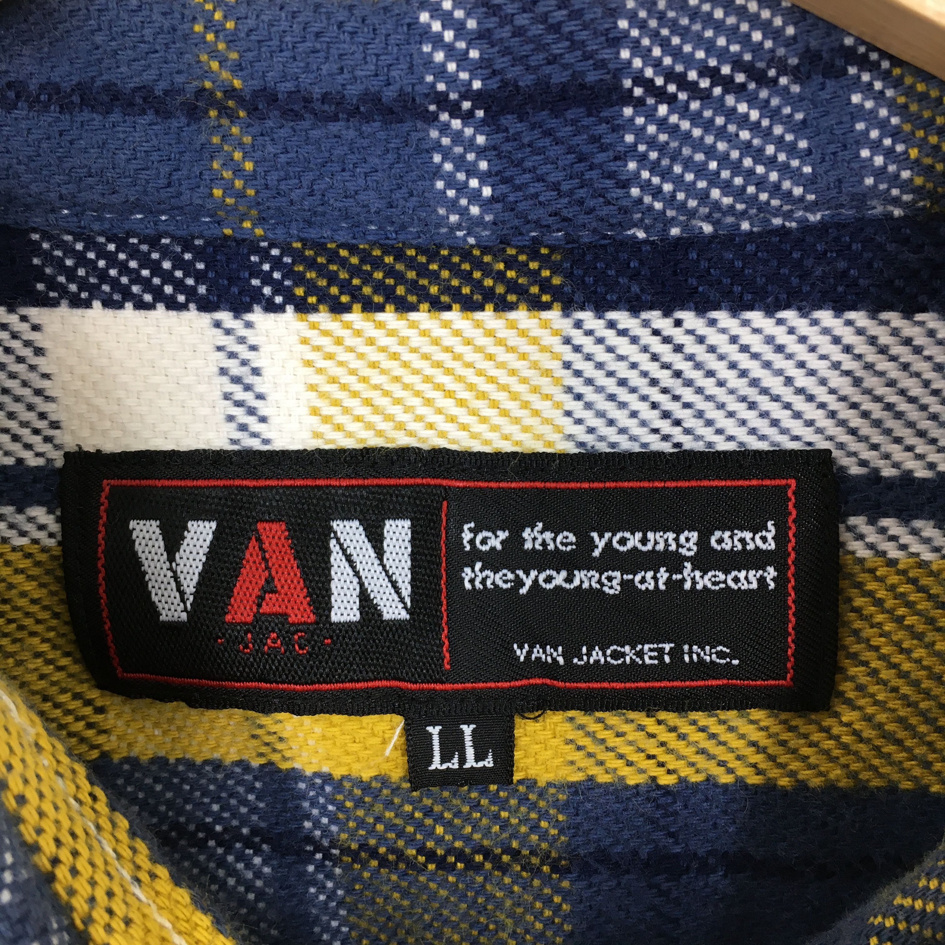 Flannel × Japanese Brand Vintage Van Jac Japan Tartan Checked Flannel Shirt Large Size US L / EU 52-54 / 3 - 6 Thumbnail
