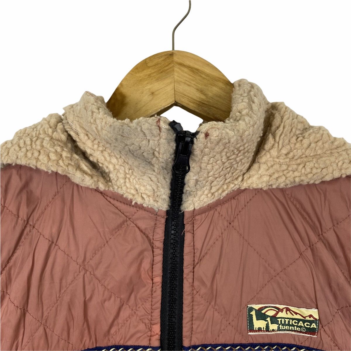 Vintage VINTAGE TITICACA FLEECE OUTDOOR ZIPPER HOODIE VEST Size US XS / EU 42 / 0 - 6 Thumbnail