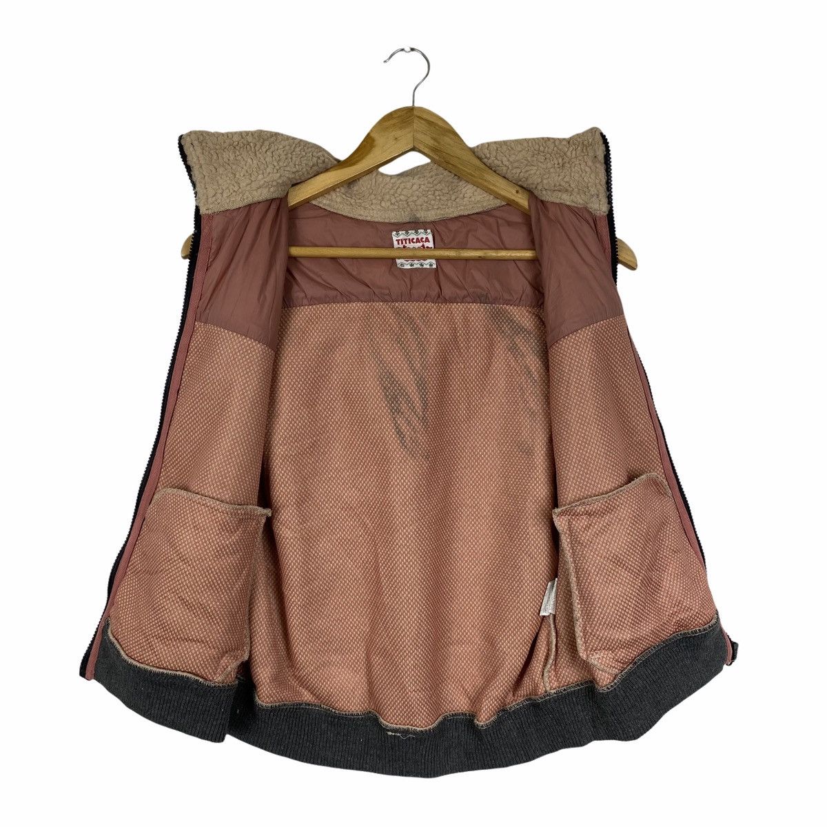 Vintage VINTAGE TITICACA FLEECE OUTDOOR ZIPPER HOODIE VEST Size US XS / EU 42 / 0 - 3 Thumbnail