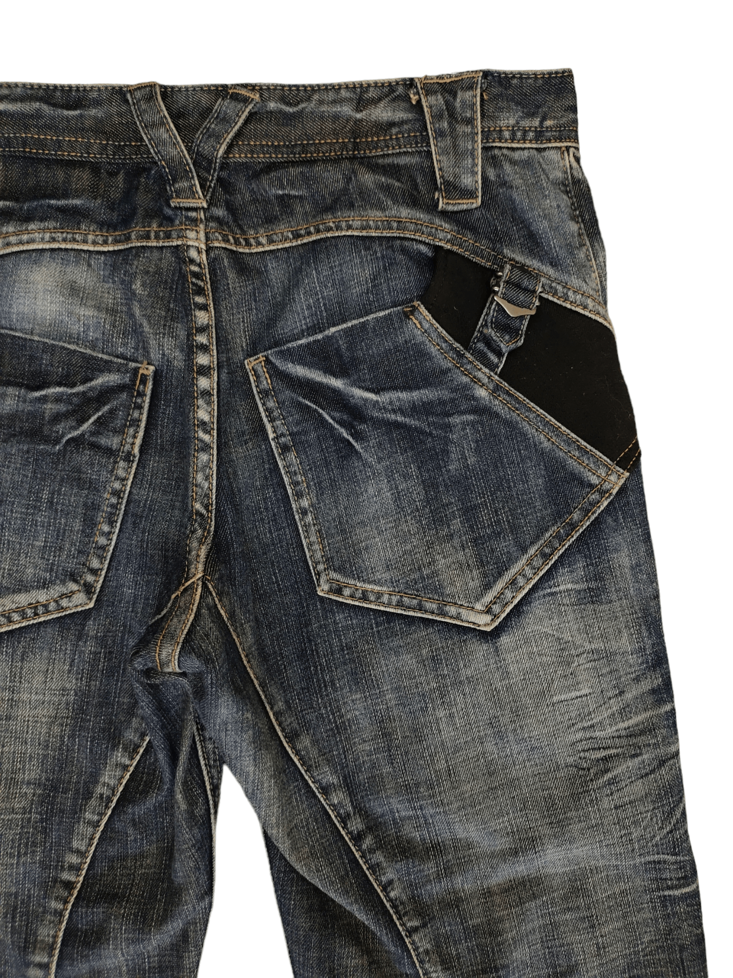 PPFM Vintage PPFM Japan Double Knee Distress Denim Jeans Size US 32 / EU 48 - 5 Thumbnail
