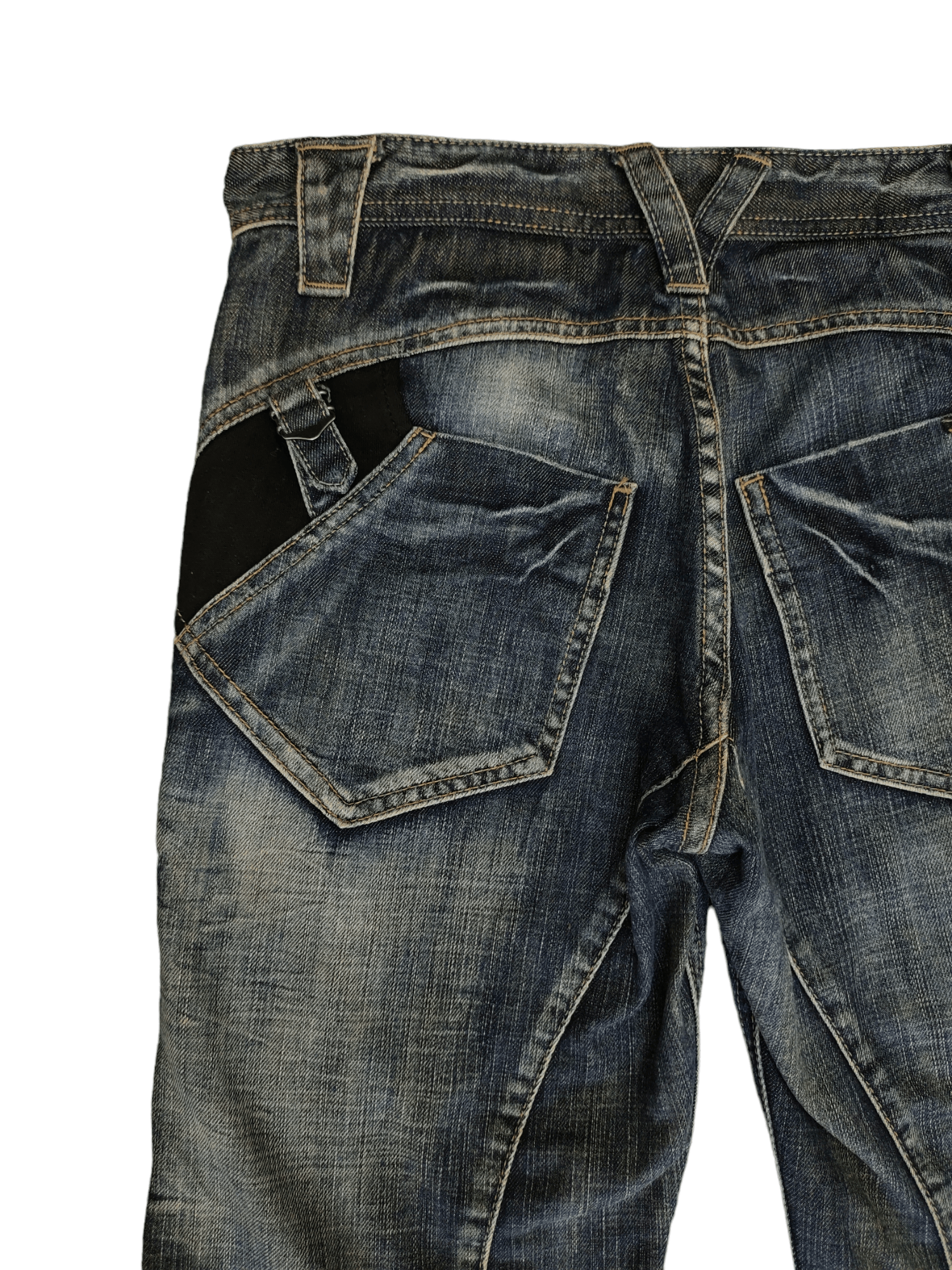 PPFM Vintage PPFM Japan Double Knee Distress Denim Jeans Size US 32 / EU 48 - 13 Thumbnail