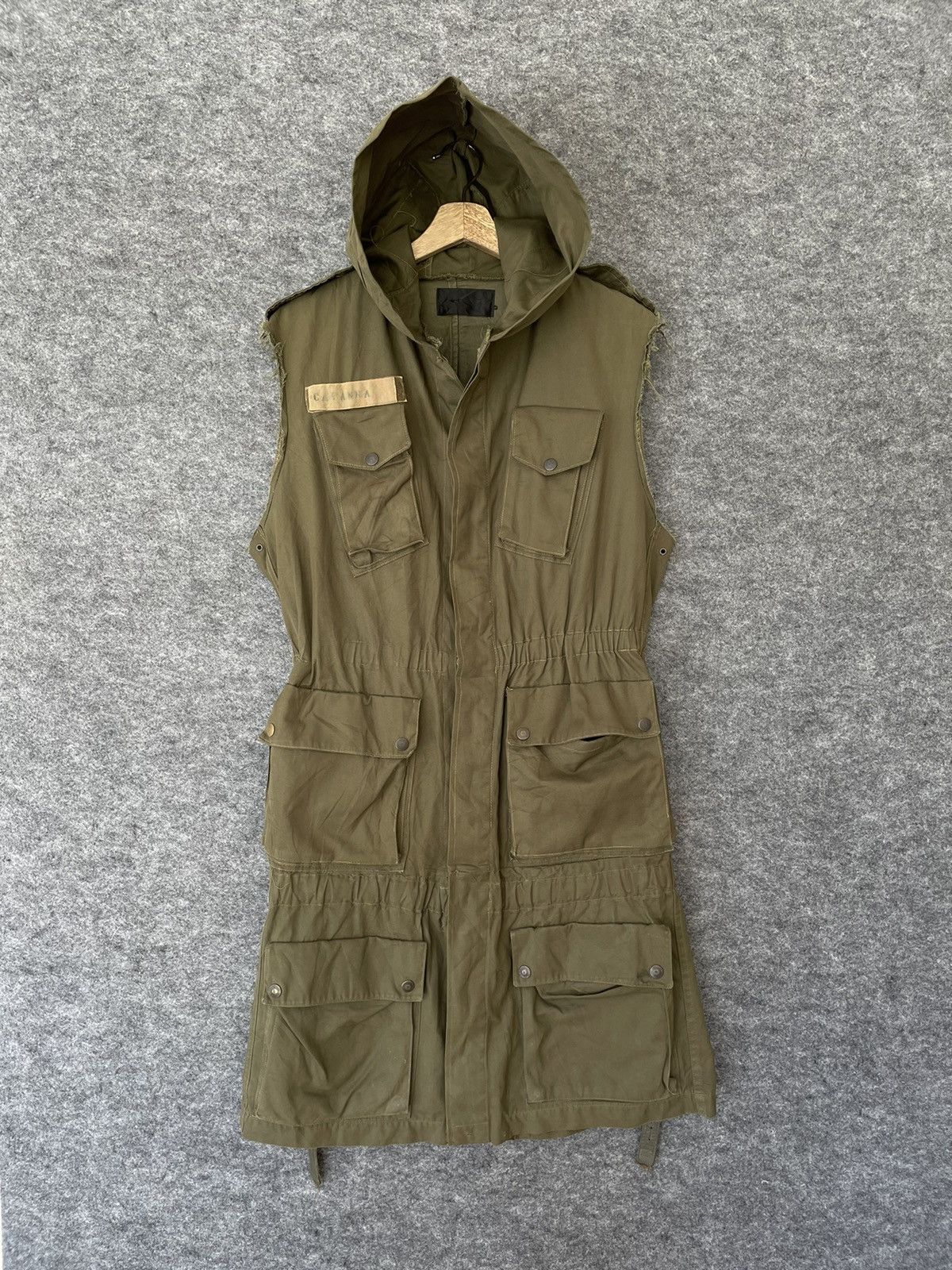 image of Military Gilet Yamanote Coope Tactical Combat in Army Green, Men's (Size Medium)