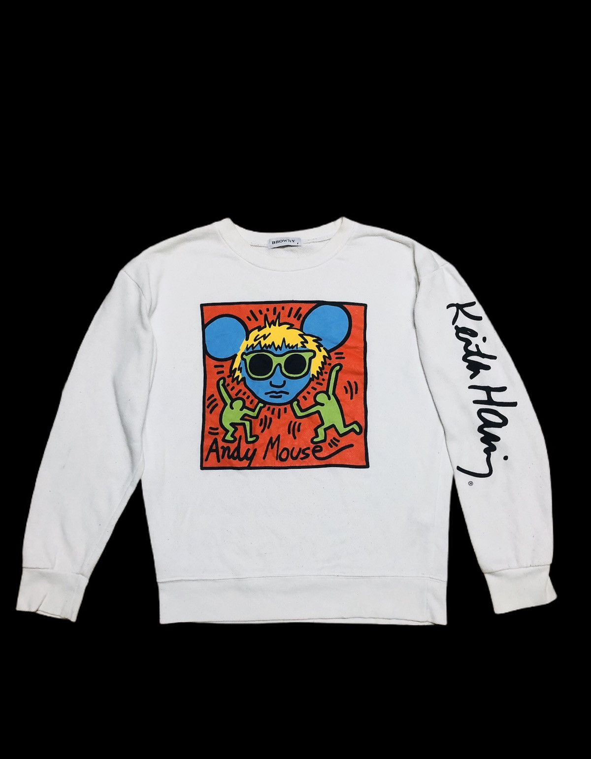 Keith Haring 💥DELETE TODAY❌ K.Haring “Andy Mouse” Pop Art Collection Size US S / EU 44-46 / 1 - 2 Thumbnail