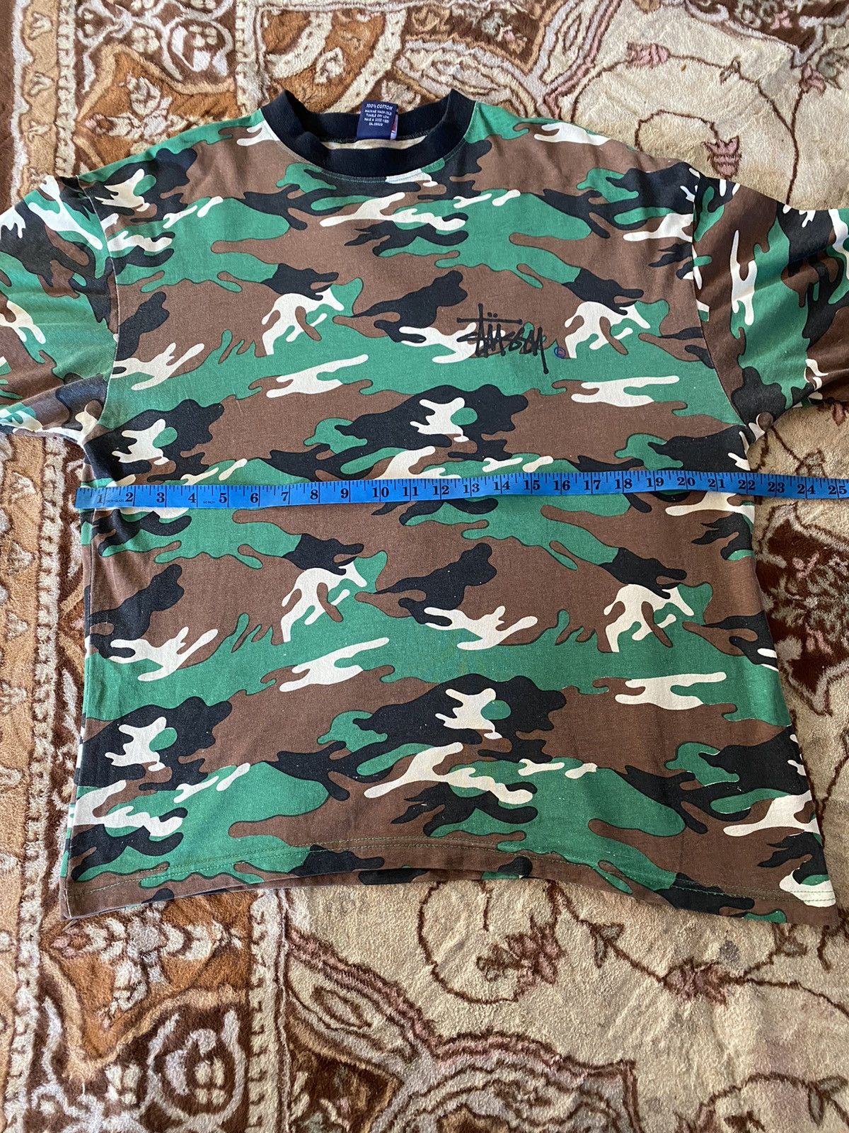 Stussy Vintage Stussy Camo Big Logo Size US L / EU 52-54 / 3 - 9 Thumbnail
