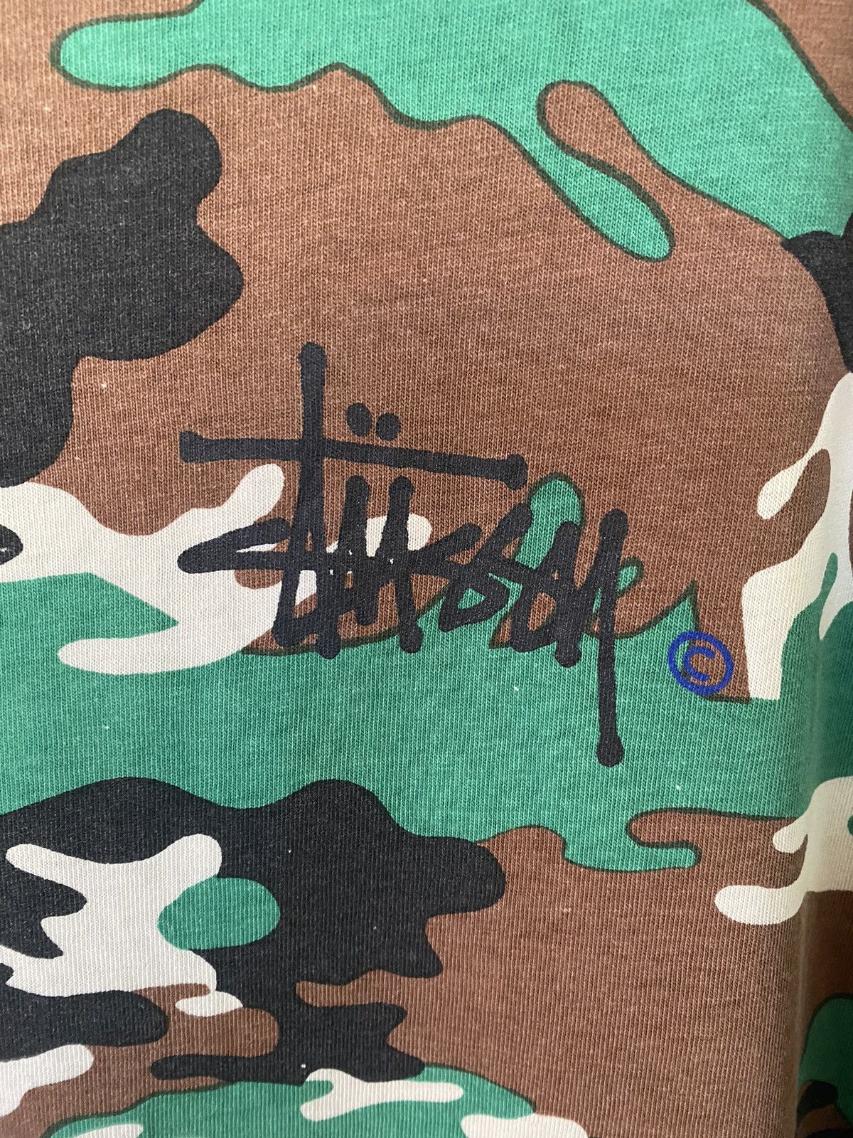 Stussy Vintage Stussy Camo Big Logo Size US L / EU 52-54 / 3 - 3 Thumbnail