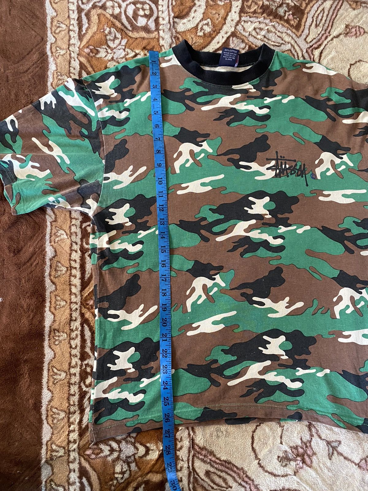 Stussy Vintage Stussy Camo Big Logo Size US L / EU 52-54 / 3 - 10 Thumbnail