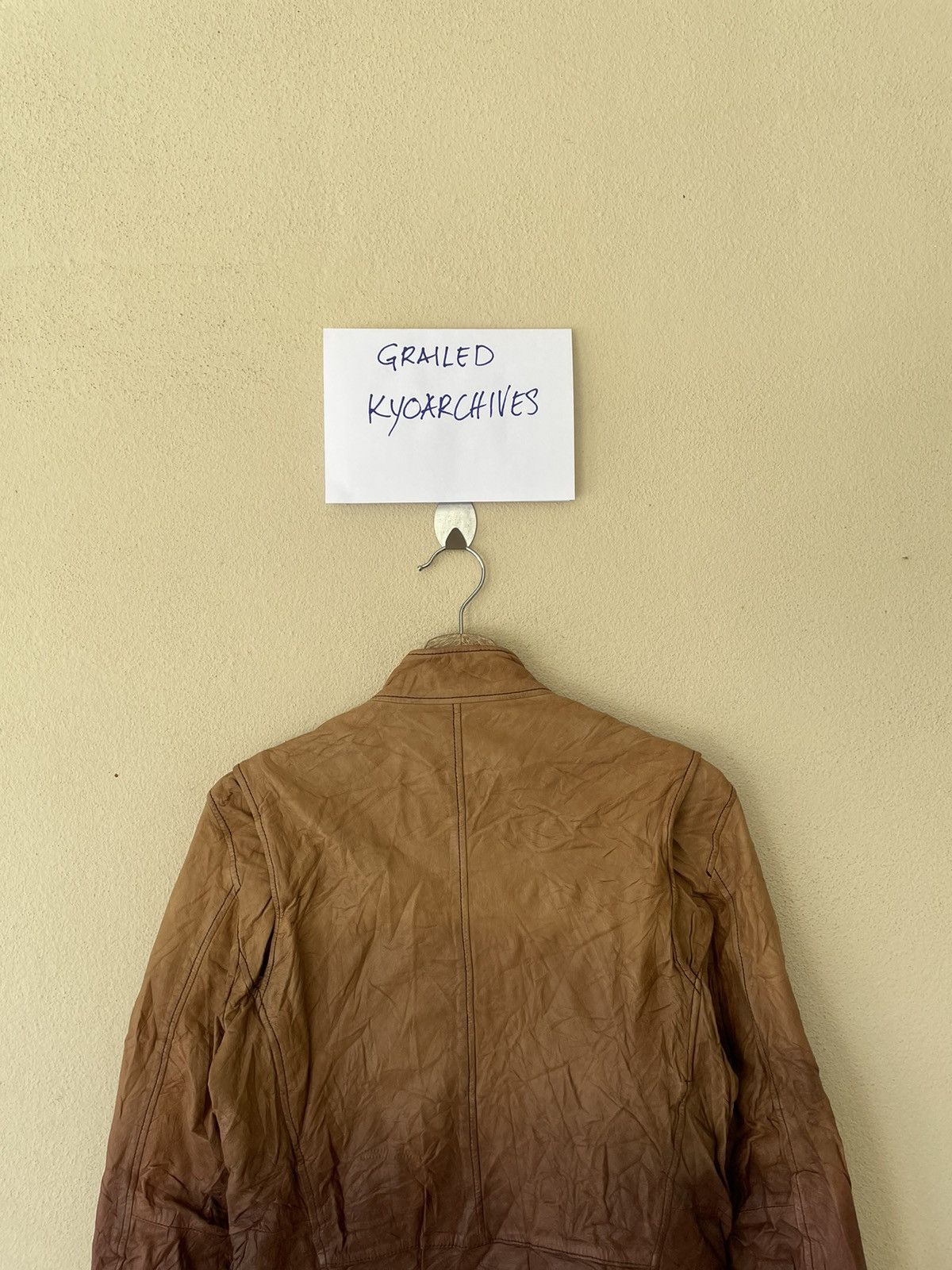 Japanese Brand × Vintage WHOLE 9 SCARTISH LEATHER JACKET Size US M / EU 48-50 / 2 - 7 Thumbnail