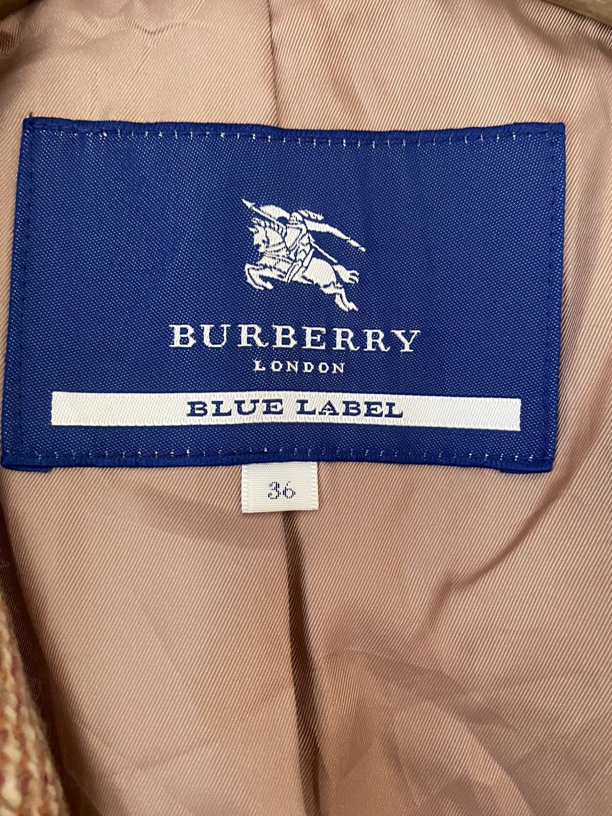 Burberry BURBERRY LONDON BLUE LABEL LONG COAT Size US XS / EU 42 / 0 - 6 Thumbnail