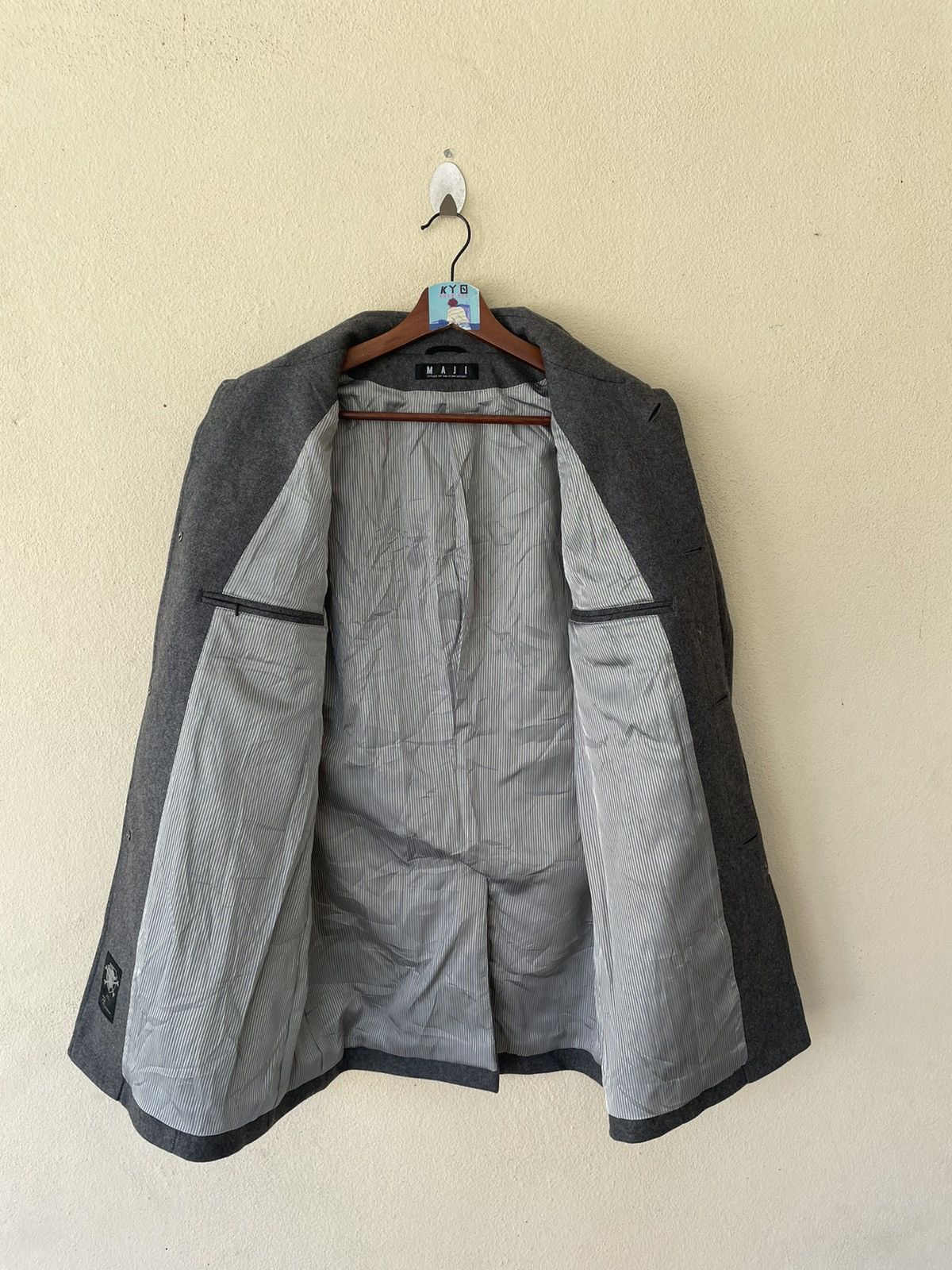 Japanese Brand × Vintage MAJI-MASAMOTO LONG COAT Size US M / EU 48-50 / 2 - 7 Thumbnail