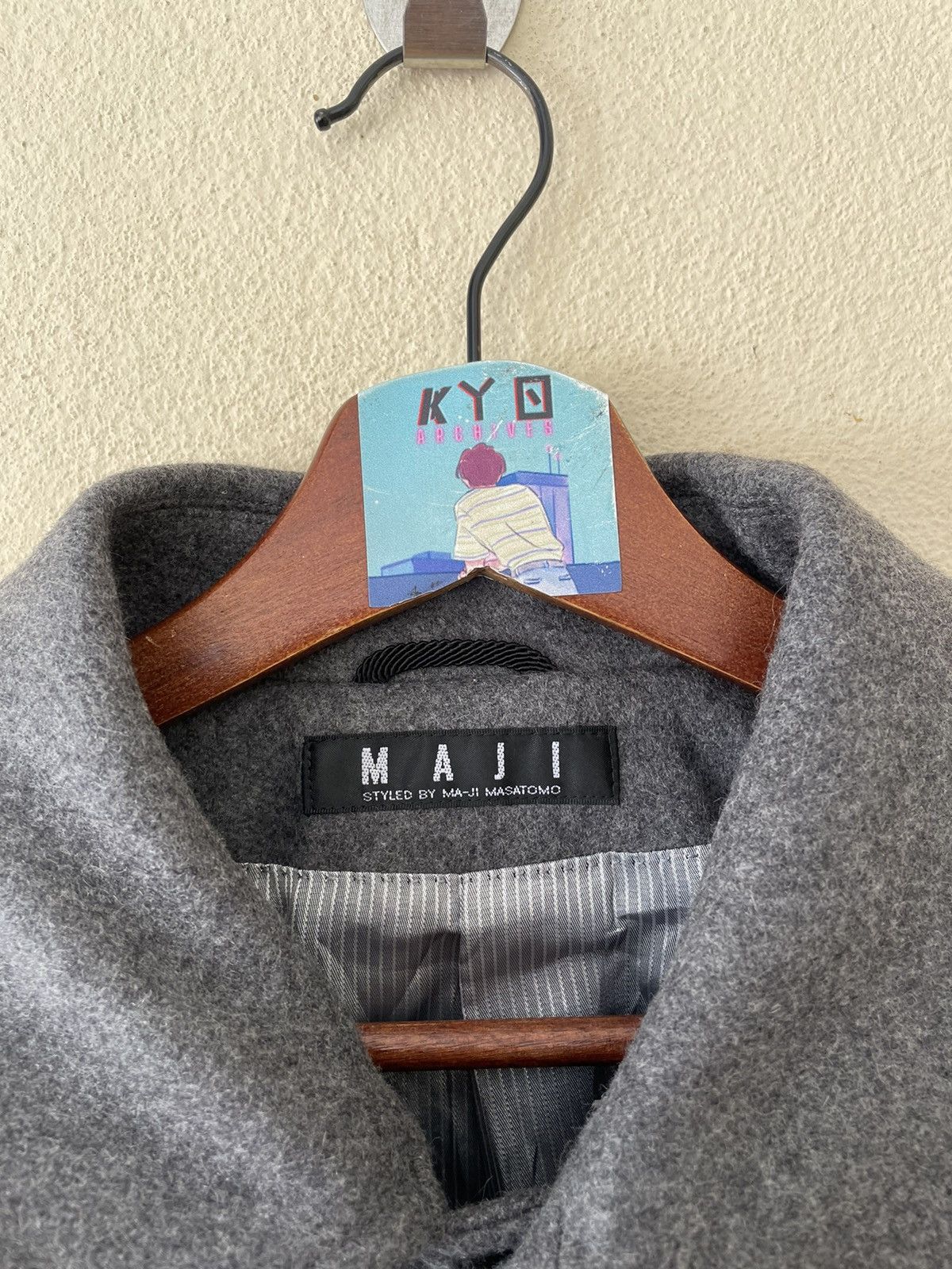 Japanese Brand × Vintage MAJI-MASAMOTO LONG COAT Size US M / EU 48-50 / 2 - 8 Thumbnail