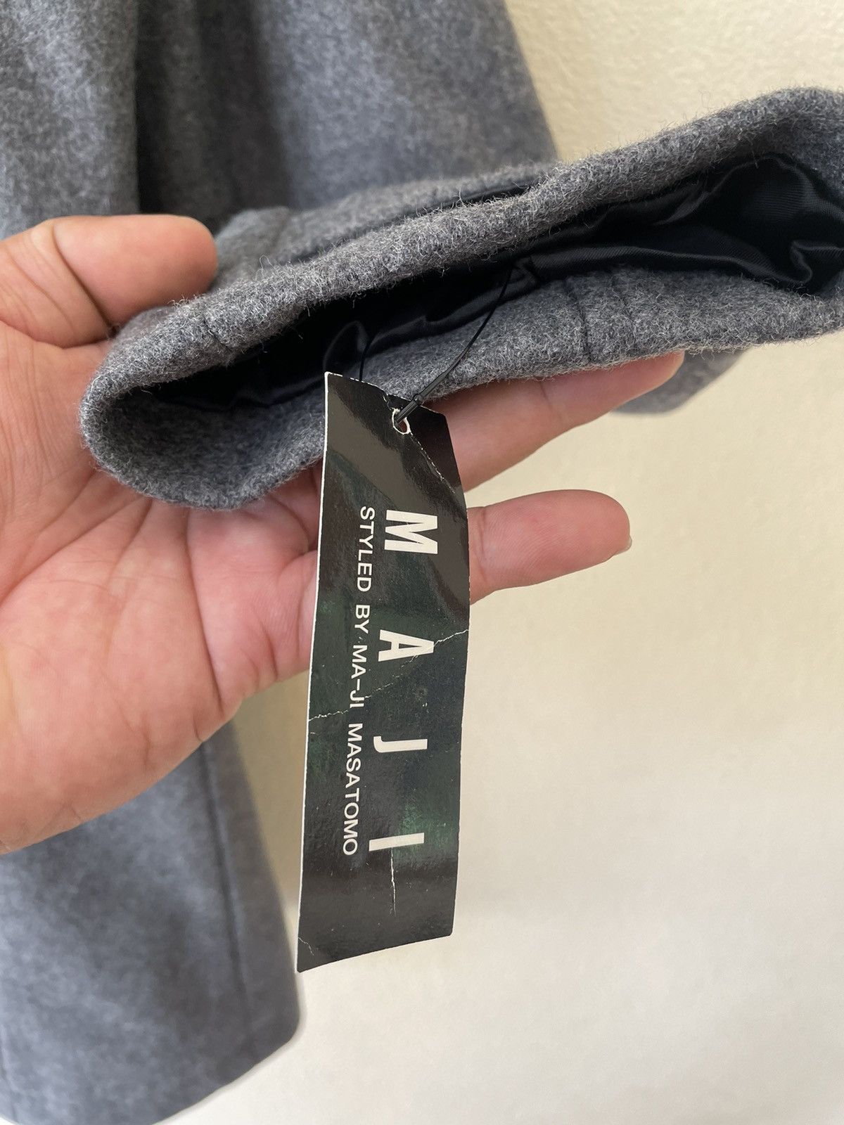 Japanese Brand × Vintage MAJI-MASAMOTO LONG COAT Size US M / EU 48-50 / 2 - 10 Thumbnail