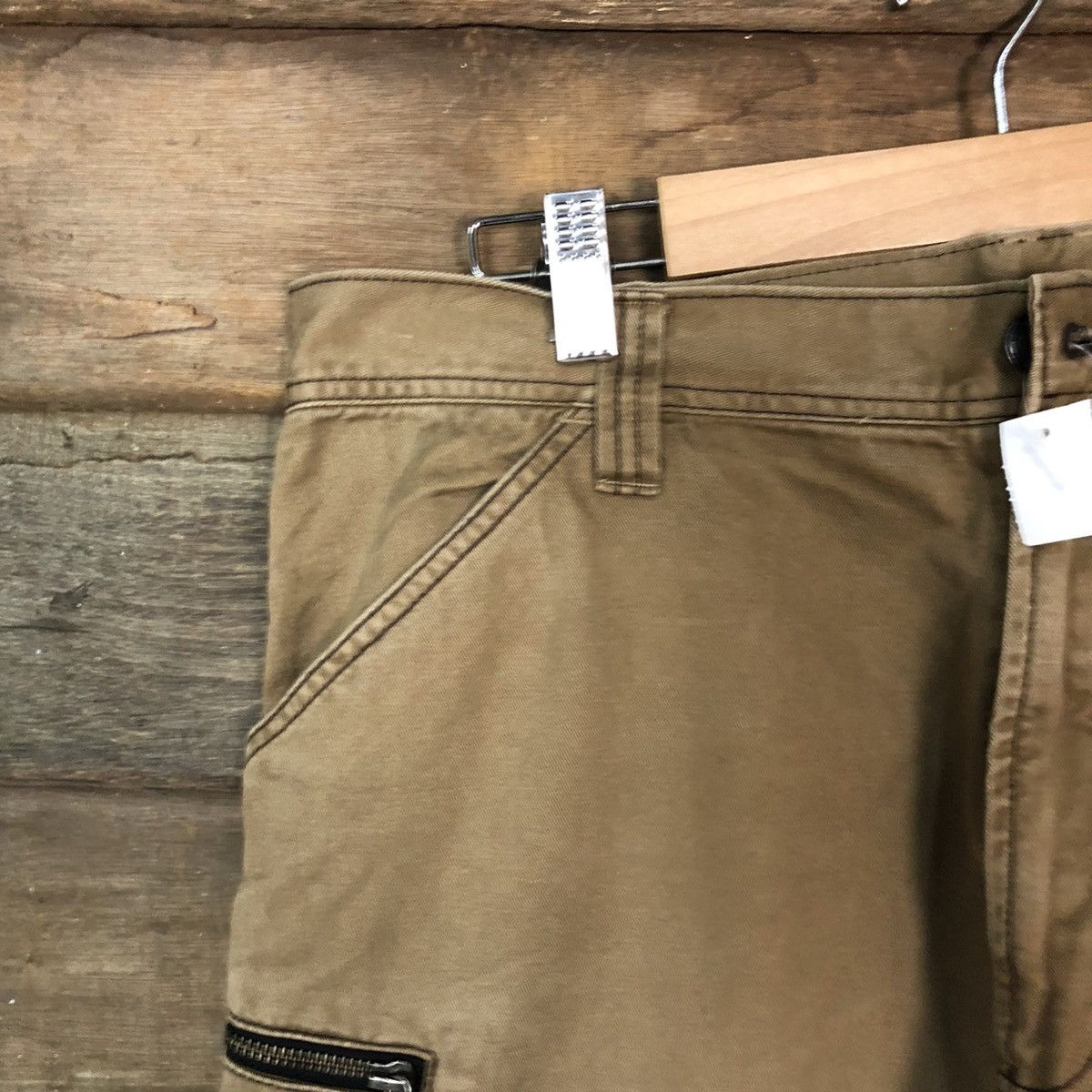 Japanese Brand × Vintage Japanese Brand multi pocket tactical Brown Cargo Pants #4477 Size US 31 - 4 Thumbnail