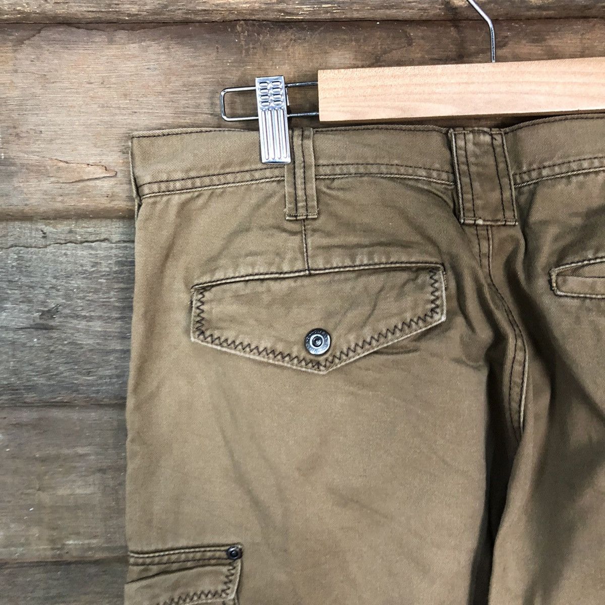 Japanese Brand × Vintage Japanese Brand multi pocket tactical Brown Cargo Pants #4477 Size US 31 - 14 Thumbnail