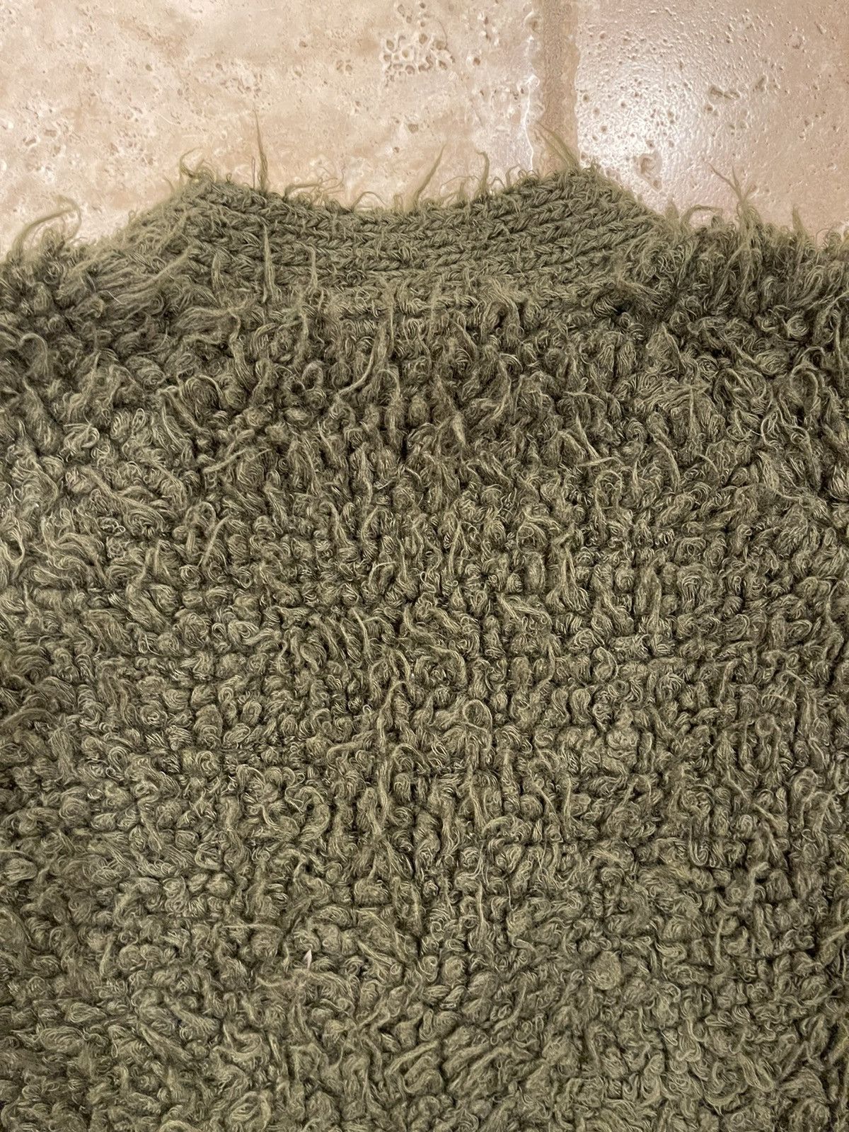 Marni Marni Green Shag Wool Cardigan Sweater RARE Size US L / EU 52-54 / 3 - 15 Thumbnail