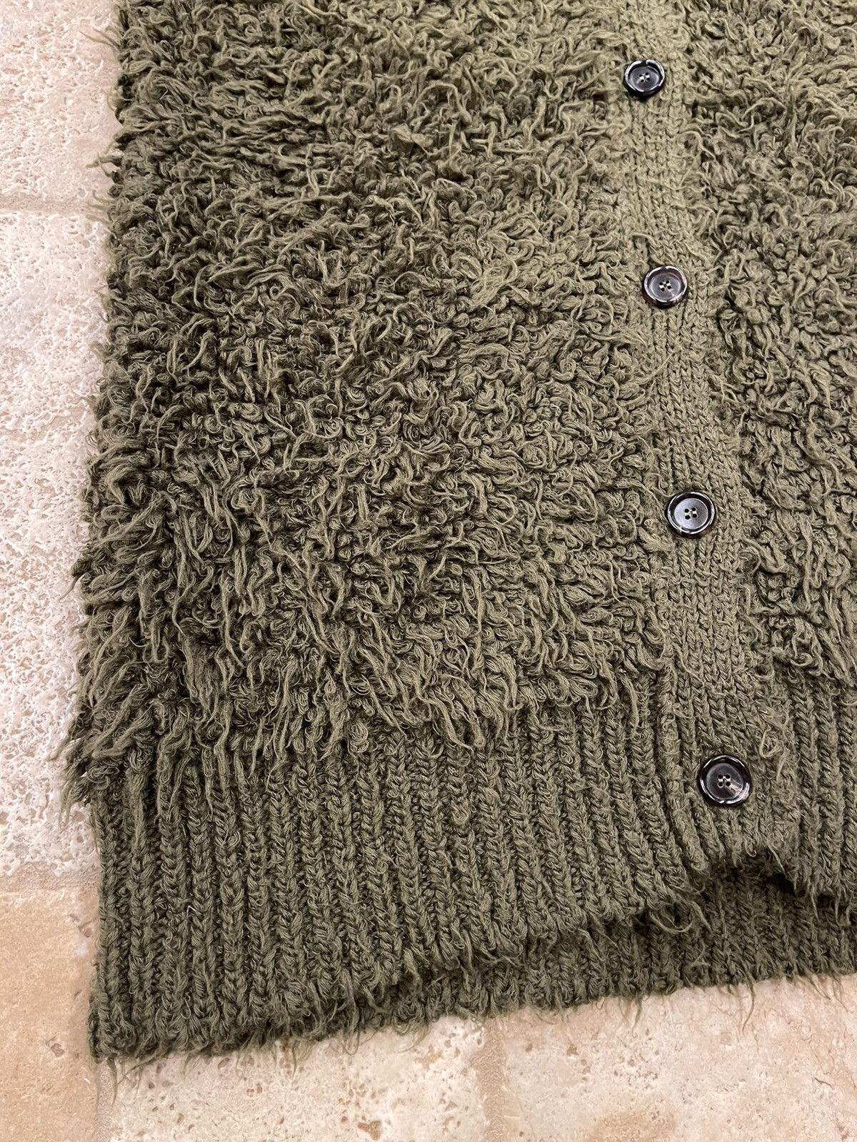 Marni Marni Green Shag Wool Cardigan Sweater RARE Size US L / EU 52-54 / 3 - 16 Thumbnail