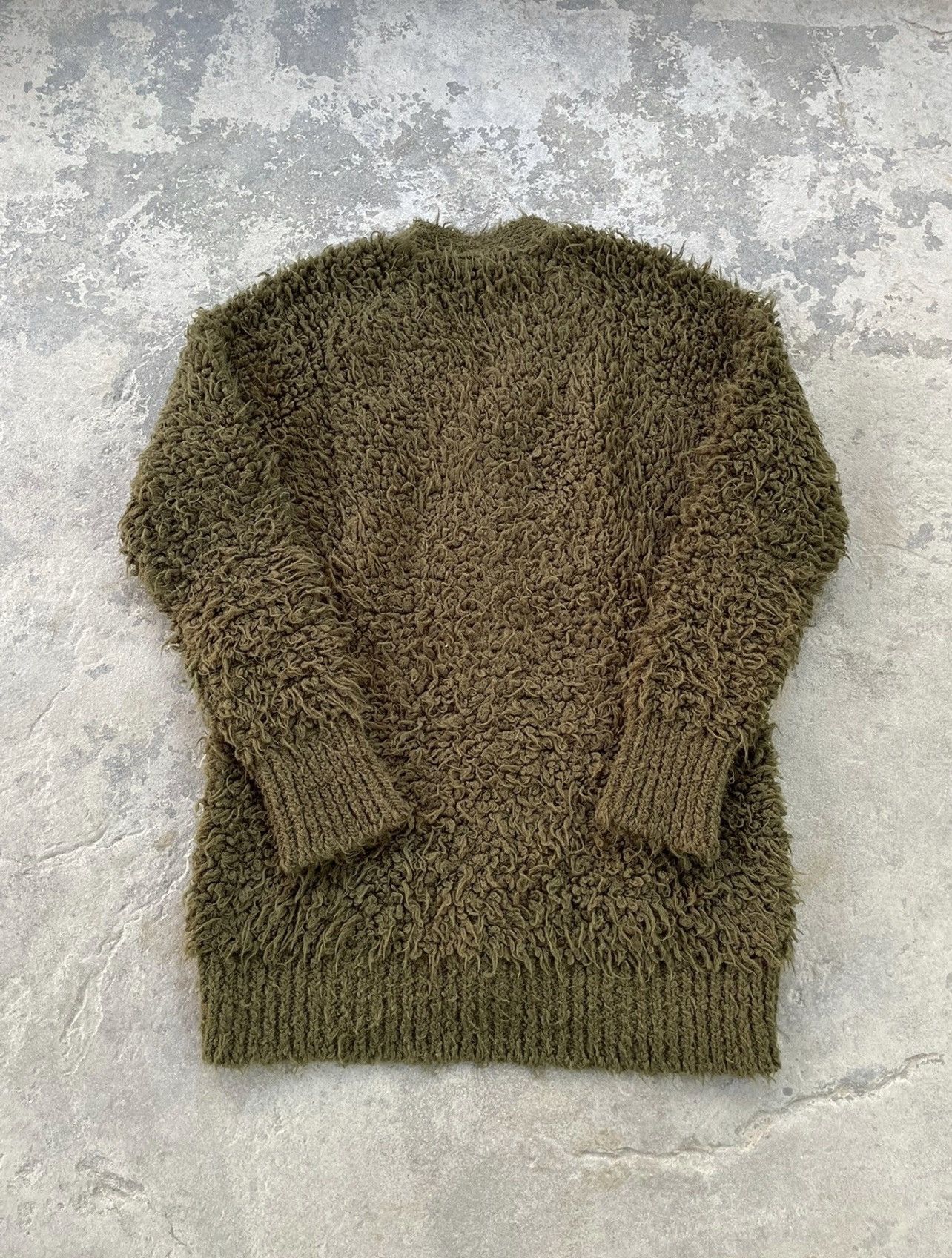 Marni Marni Green Shag Wool Cardigan Sweater RARE Size US L / EU 52-54 / 3 - 2 Thumbnail