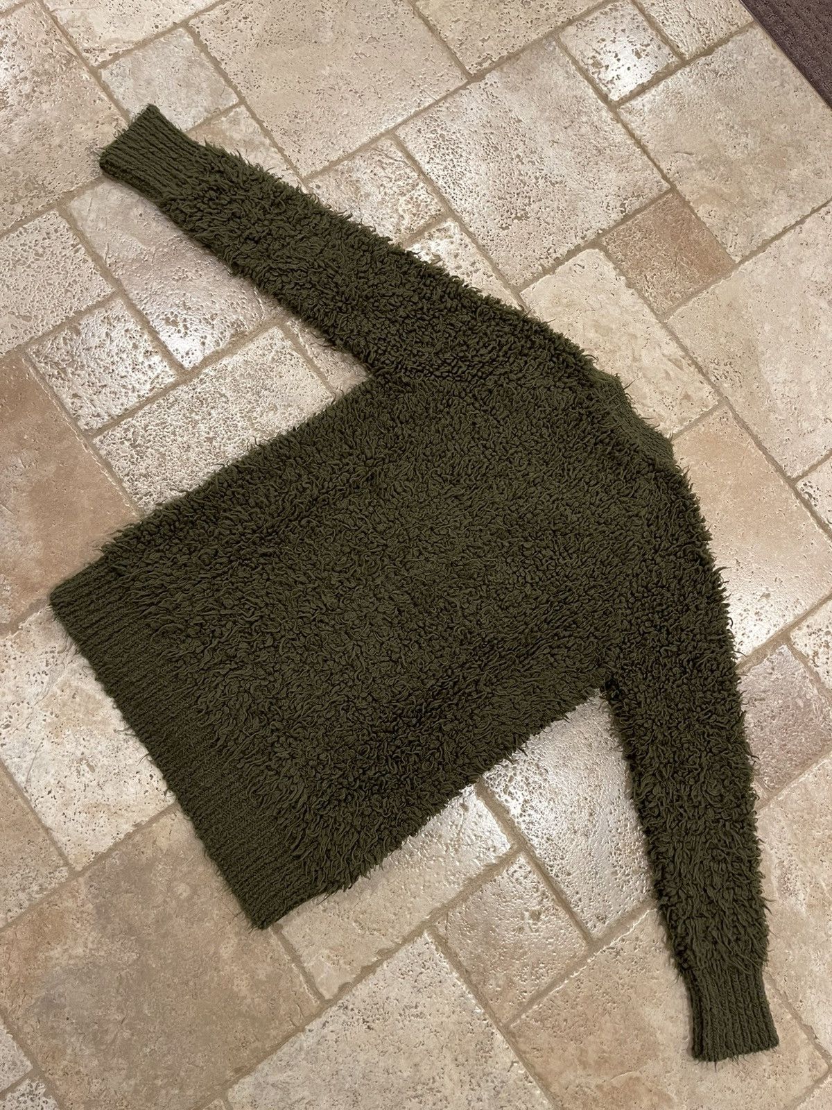 Marni Marni Green Shag Wool Cardigan Sweater RARE Size US L / EU 52-54 / 3 - 10 Thumbnail