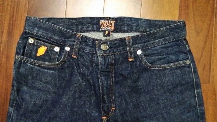 W&LT 90S W&LT LIGHTNING INDIGO JEANS WALTER VAN BEIRENDONCK Size US 30 / EU 46 - 2 Thumbnail
