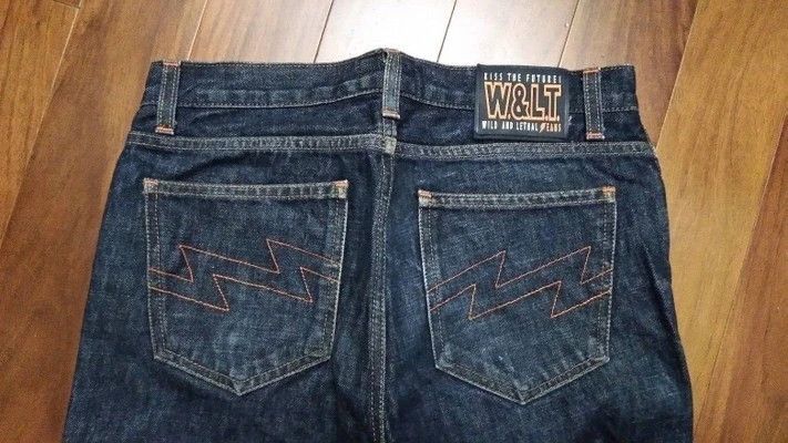 W&LT 90S W&LT LIGHTNING INDIGO JEANS WALTER VAN BEIRENDONCK Size US 30 / EU 46 - 1 Thumbnail