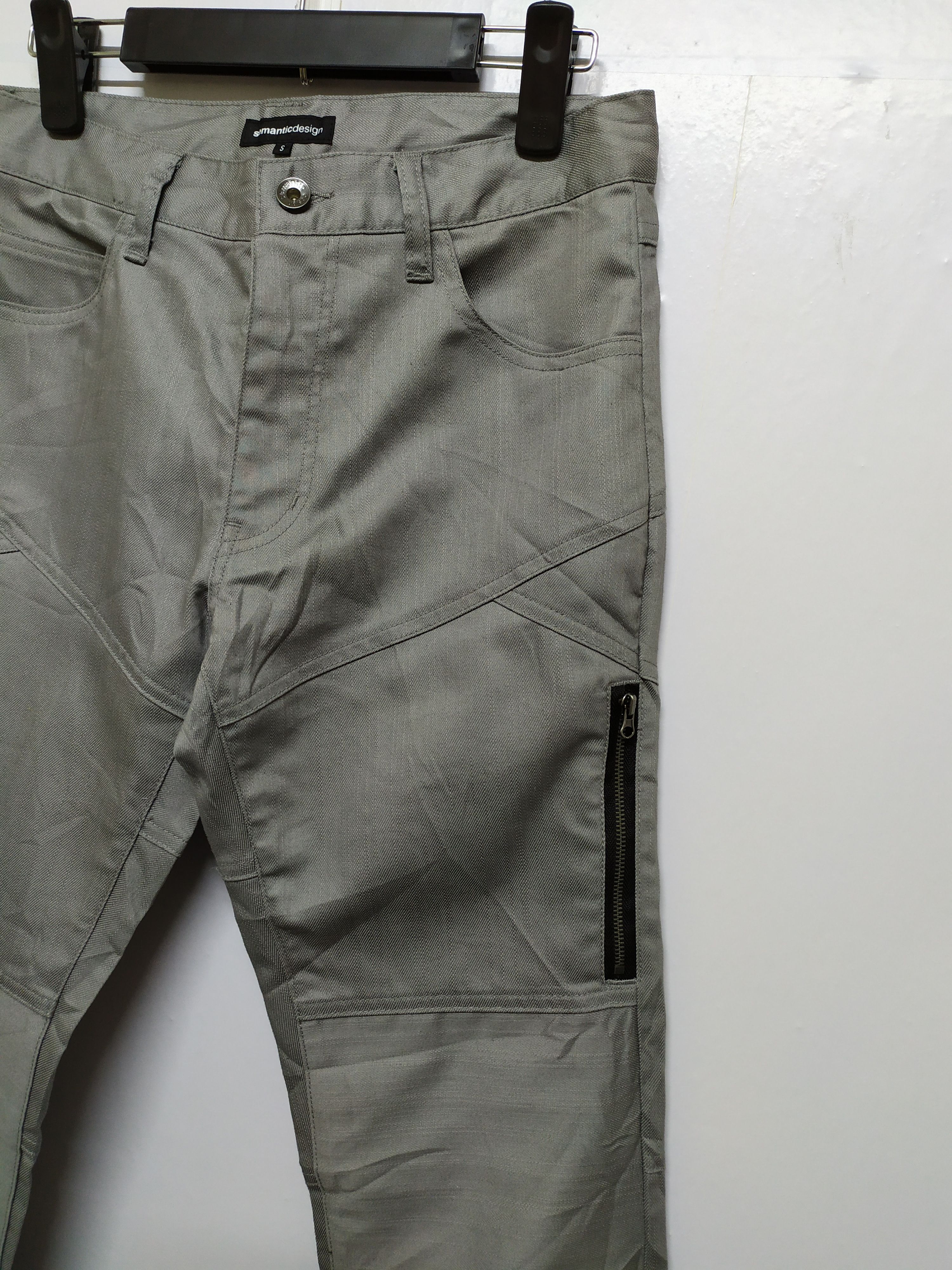 semanticdesign SEMANTIC DISGN CARGO PANTS ZIPPER MULTIPOCKET TACTICAL PANT Size US 29 - 5 Thumbnail