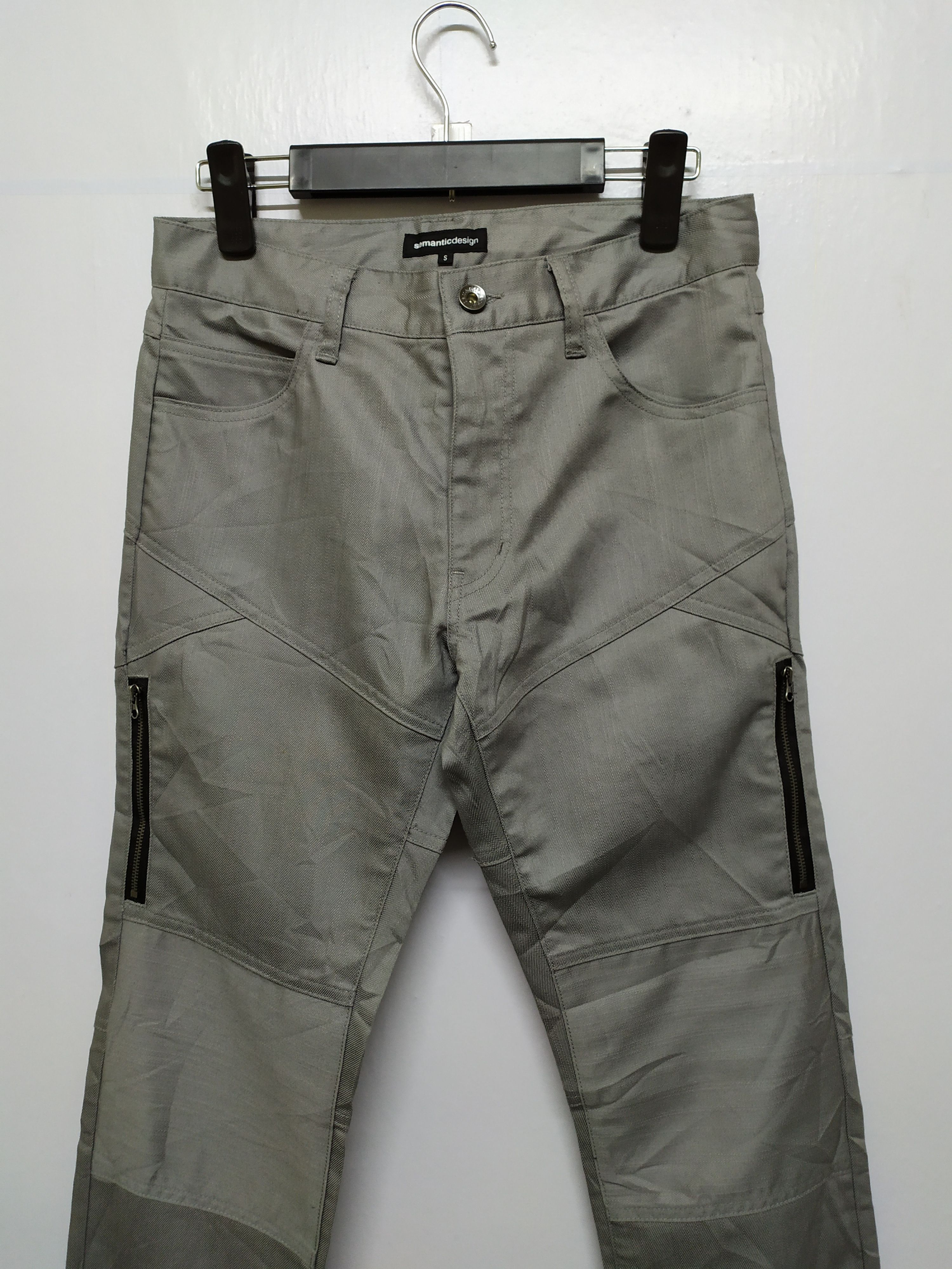 semanticdesign SEMANTIC DISGN CARGO PANTS ZIPPER MULTIPOCKET TACTICAL PANT Size US 29 - 2 Thumbnail