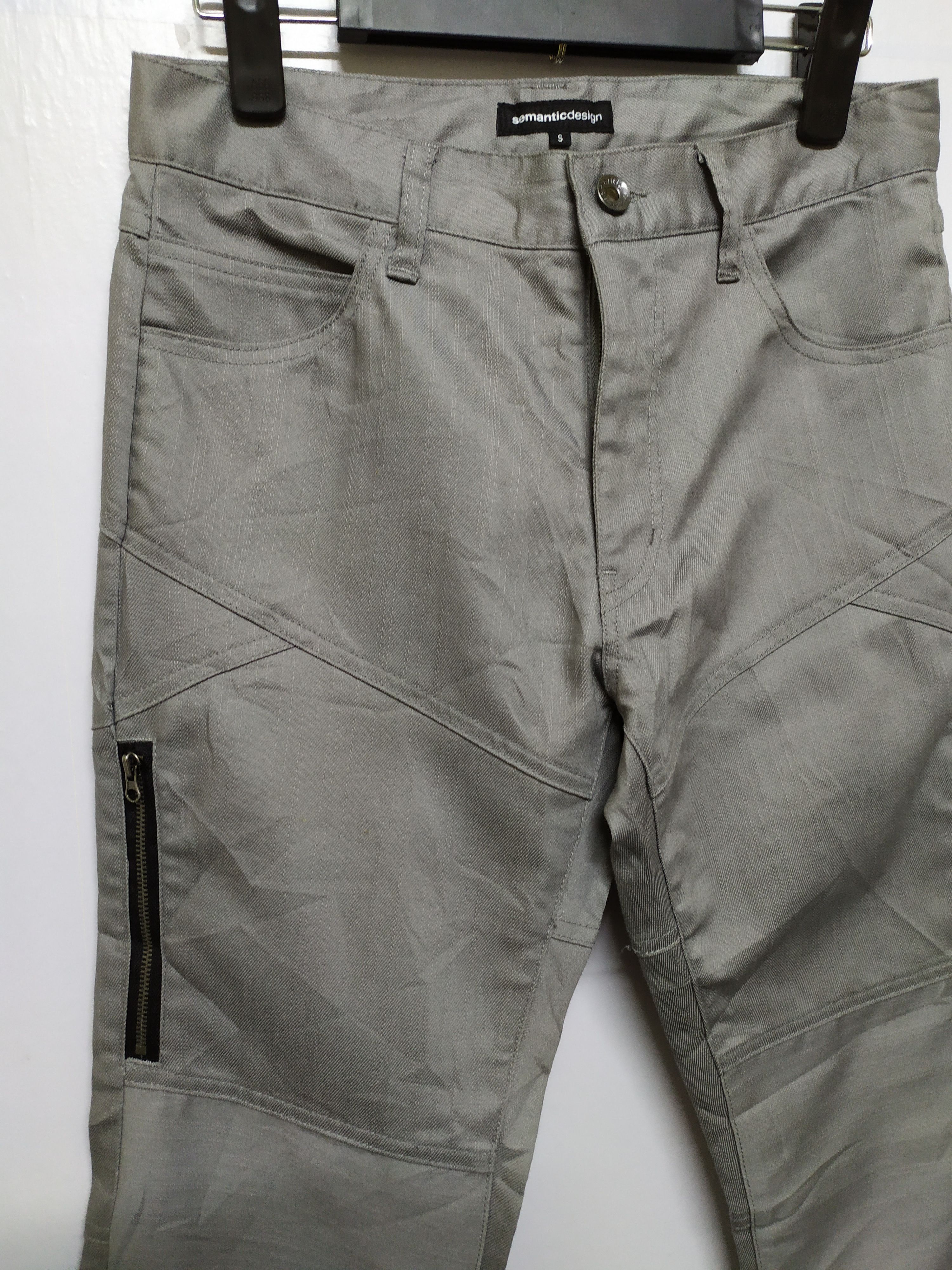 semanticdesign SEMANTIC DISGN CARGO PANTS ZIPPER MULTIPOCKET TACTICAL PANT Size US 29 - 4 Thumbnail