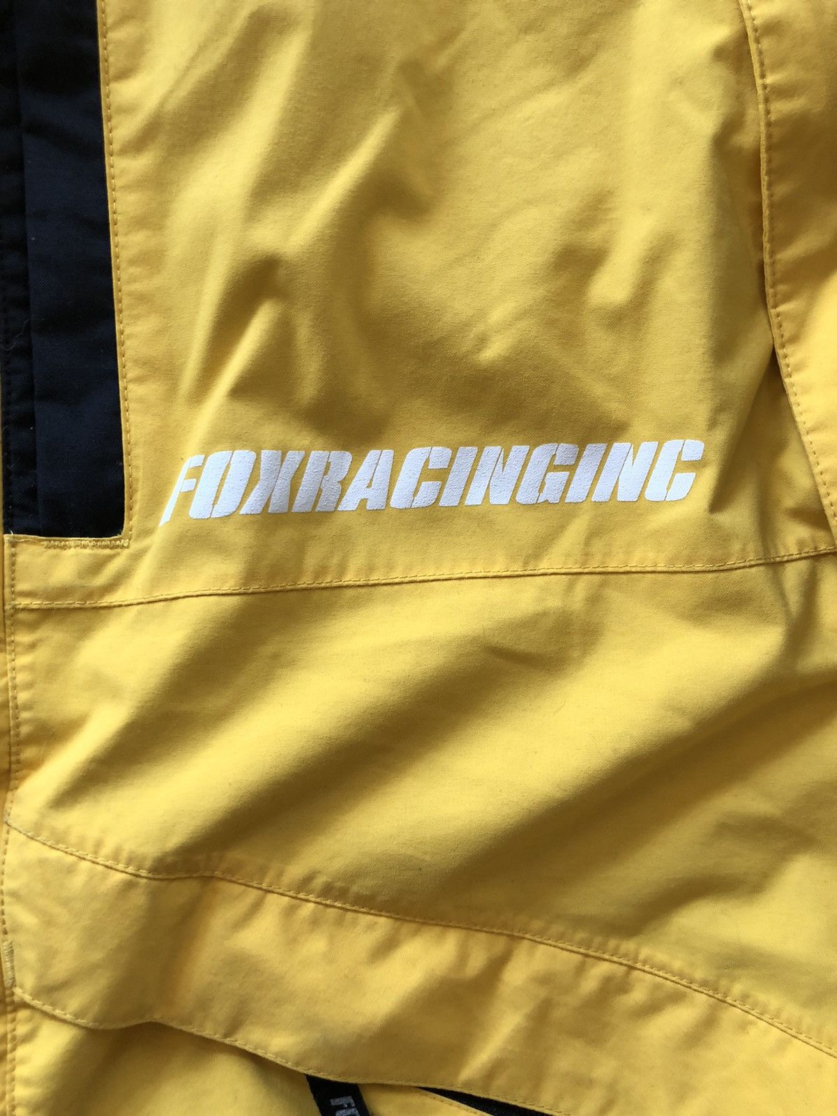 Fox Racing × Vintage Vintage fox racing yellow jacket Size US L / EU 52-54 / 3 - 2 Thumbnail