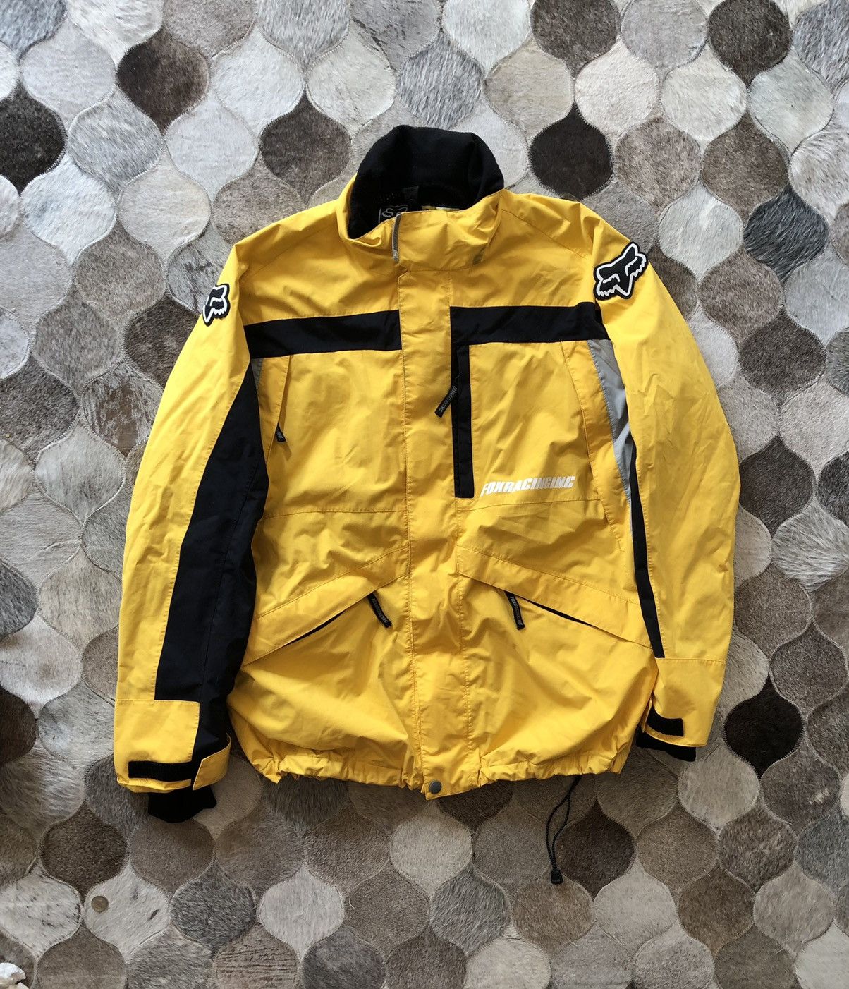 Fox Racing × Vintage Vintage fox racing yellow jacket Size US L / EU 52-54 / 3 - 1 Thumbnail