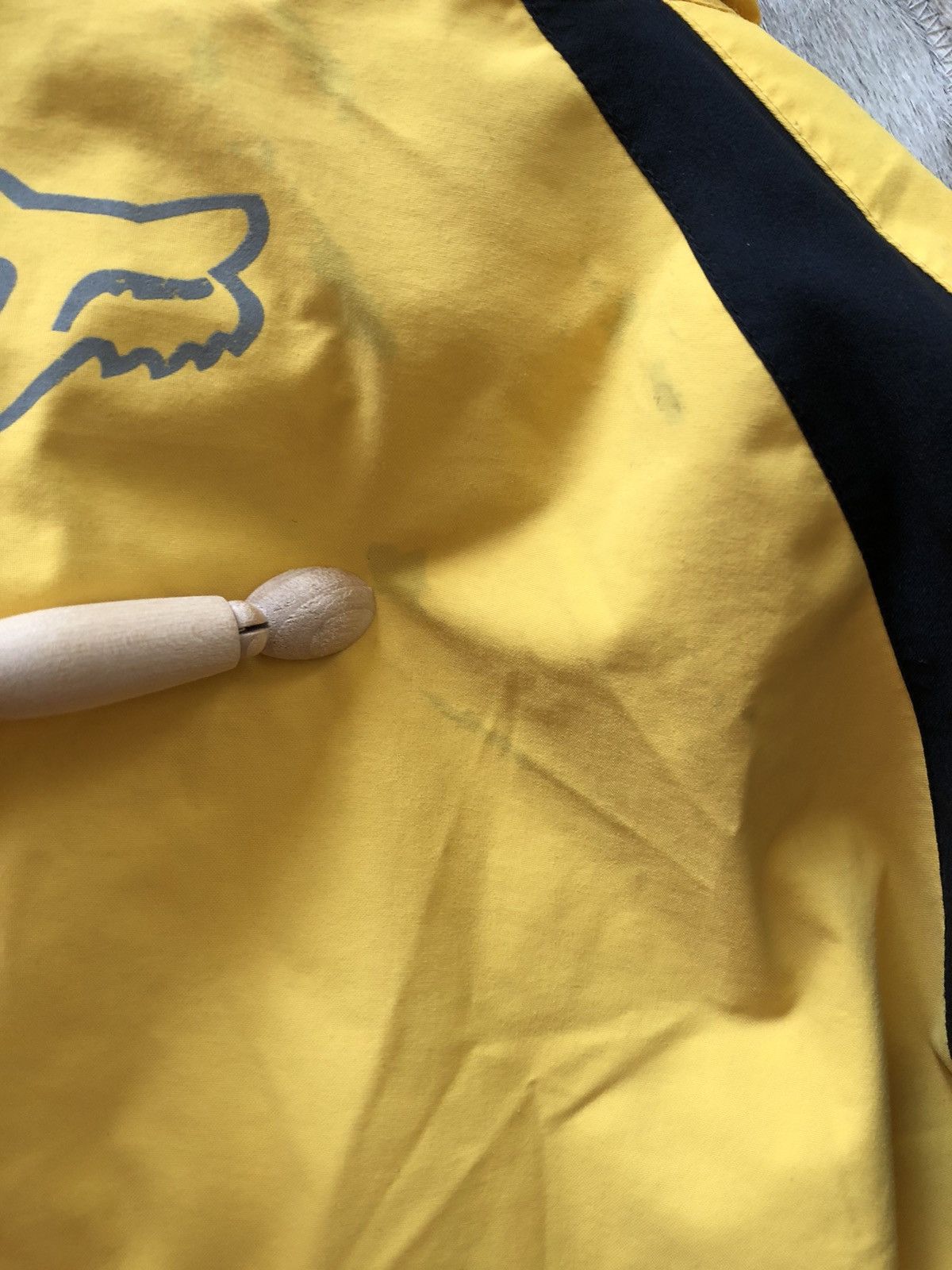 Fox Racing × Vintage Vintage fox racing yellow jacket Size US L / EU 52-54 / 3 - 16 Thumbnail