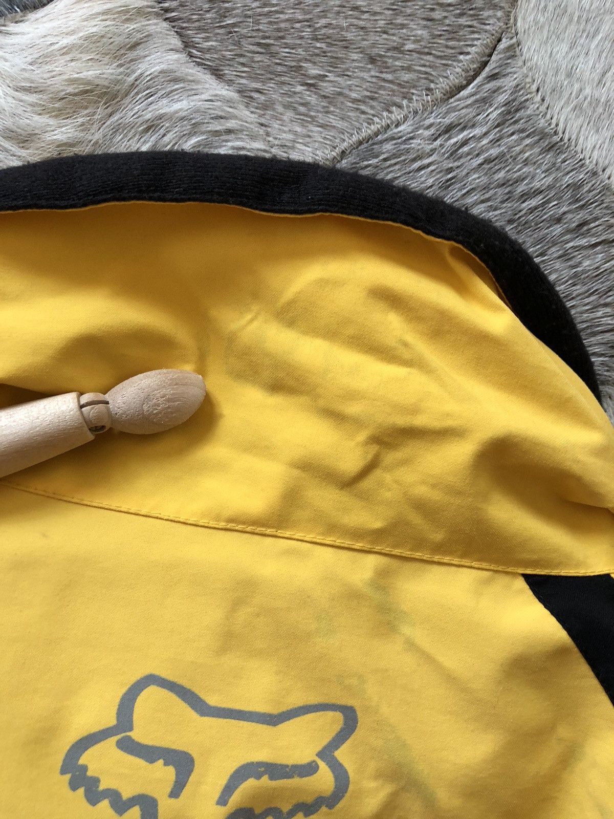 Fox Racing × Vintage Vintage fox racing yellow jacket Size US L / EU 52-54 / 3 - 17 Thumbnail