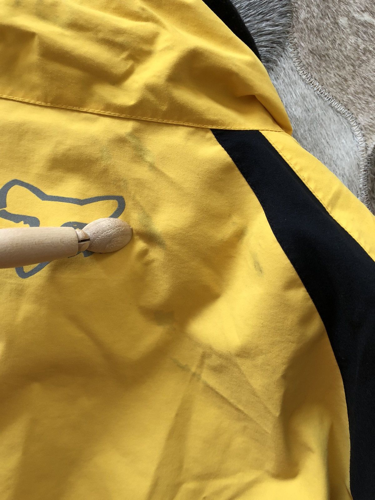 Fox Racing × Vintage Vintage fox racing yellow jacket Size US L / EU 52-54 / 3 - 15 Thumbnail