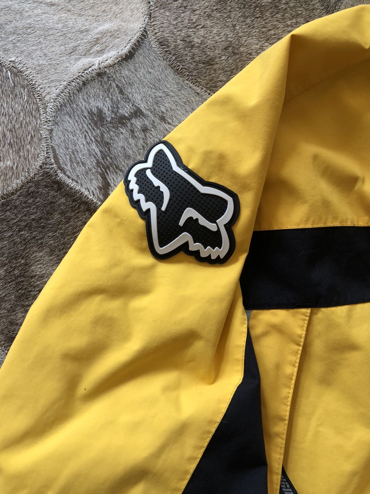 Fox Racing × Vintage Vintage fox racing yellow jacket Size US L / EU 52-54 / 3 - 7 Thumbnail