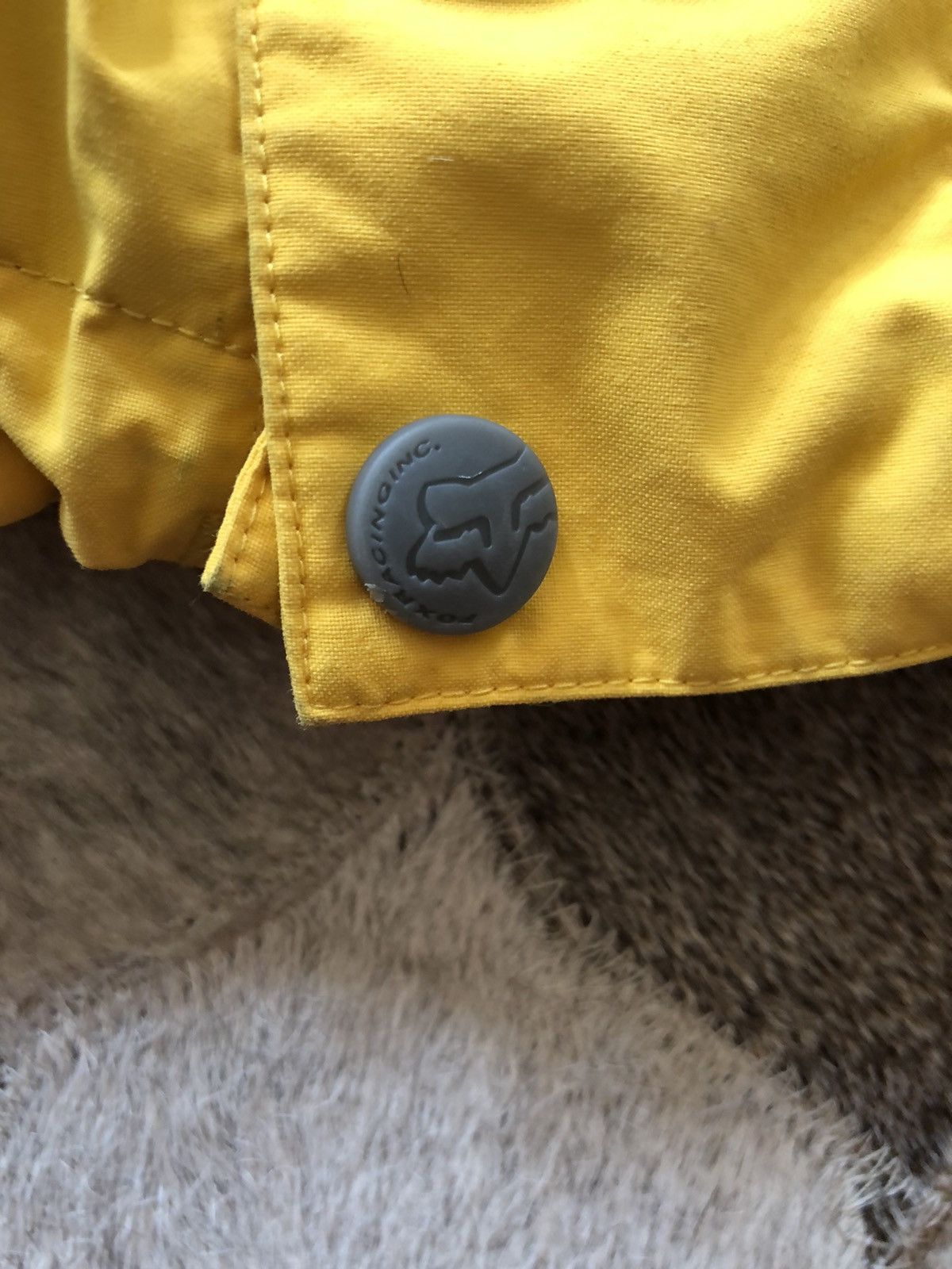 Fox Racing × Vintage Vintage fox racing yellow jacket Size US L / EU 52-54 / 3 - 4 Thumbnail