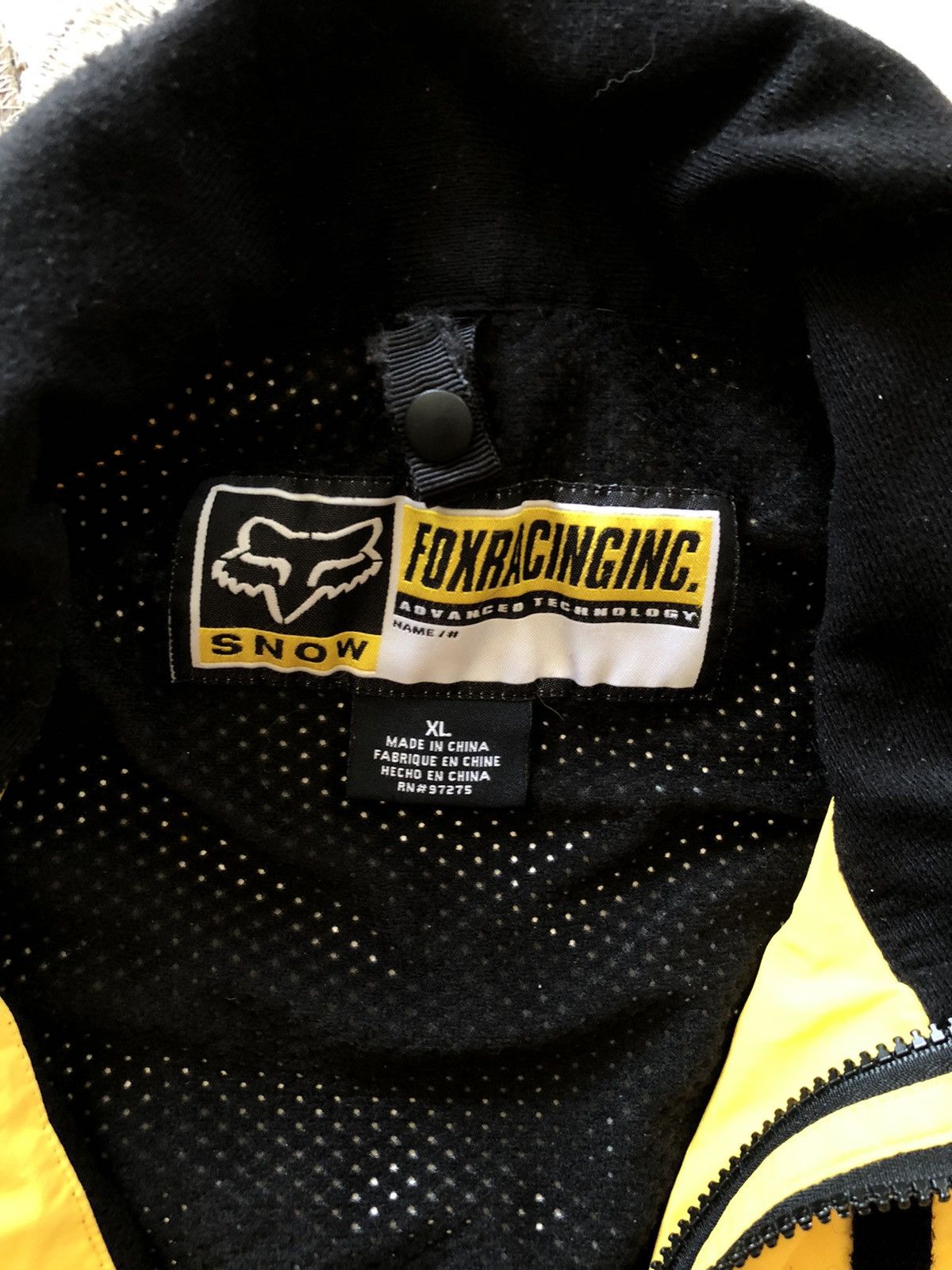 Fox Racing × Vintage Vintage fox racing yellow jacket Size US L / EU 52-54 / 3 - 10 Thumbnail