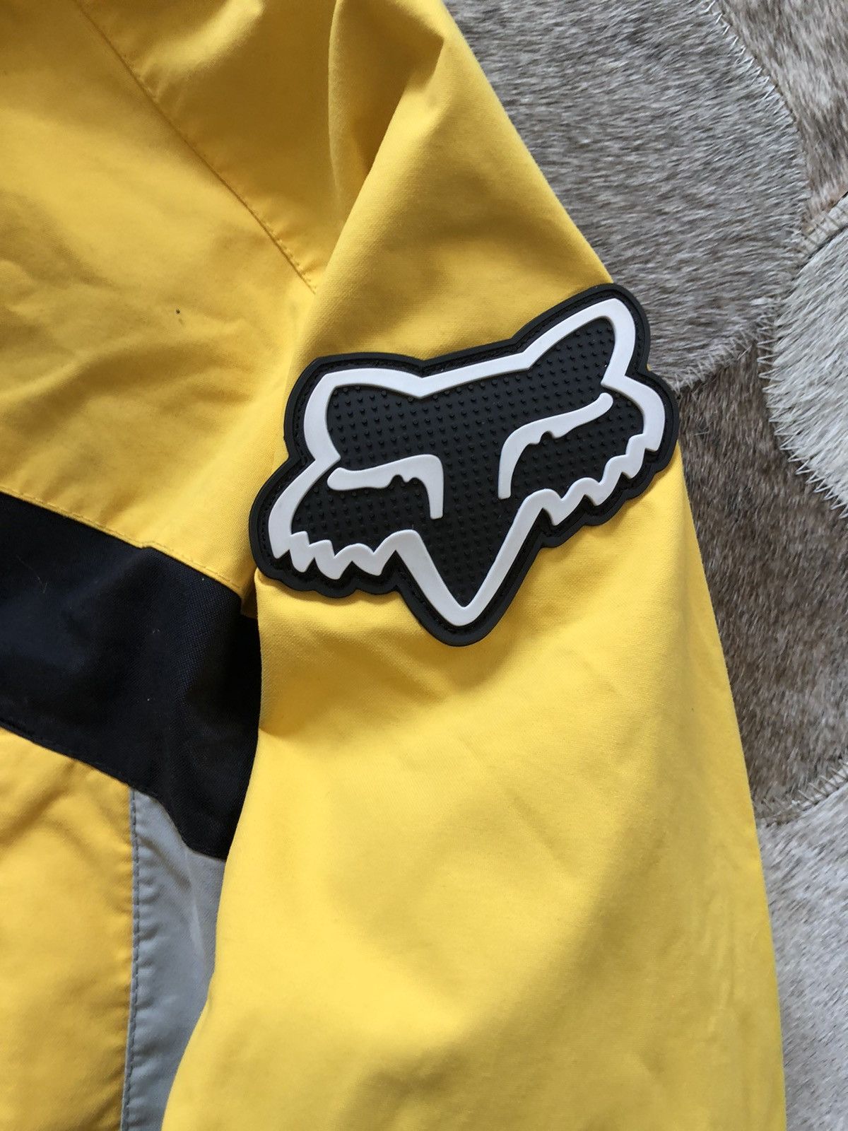 Fox Racing × Vintage Vintage fox racing yellow jacket Size US L / EU 52-54 / 3 - 3 Thumbnail