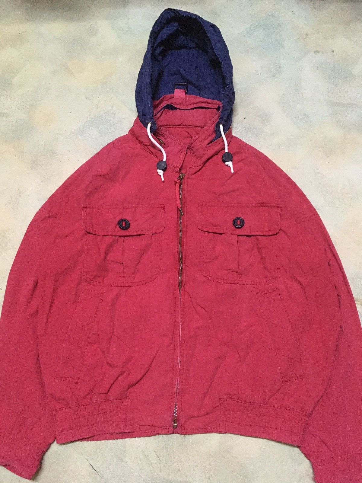 Japanese Brand Japanese Brand Bomber Style Jacket With Hoody Size US M / EU 48-50 / 2 - 3 Thumbnail