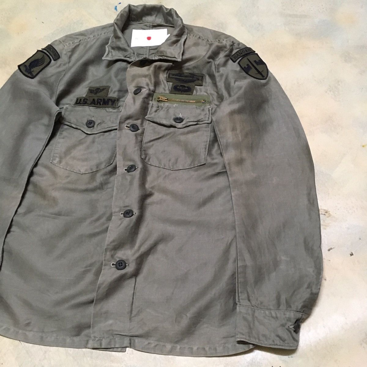 Japanese Brand Military Army Button Up Shirt with Patches Size US M / EU 48-50 / 2 - 4 Thumbnail