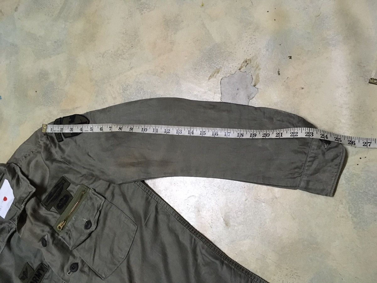 Japanese Brand Military Army Button Up Shirt with Patches Size US M / EU 48-50 / 2 - 14 Thumbnail