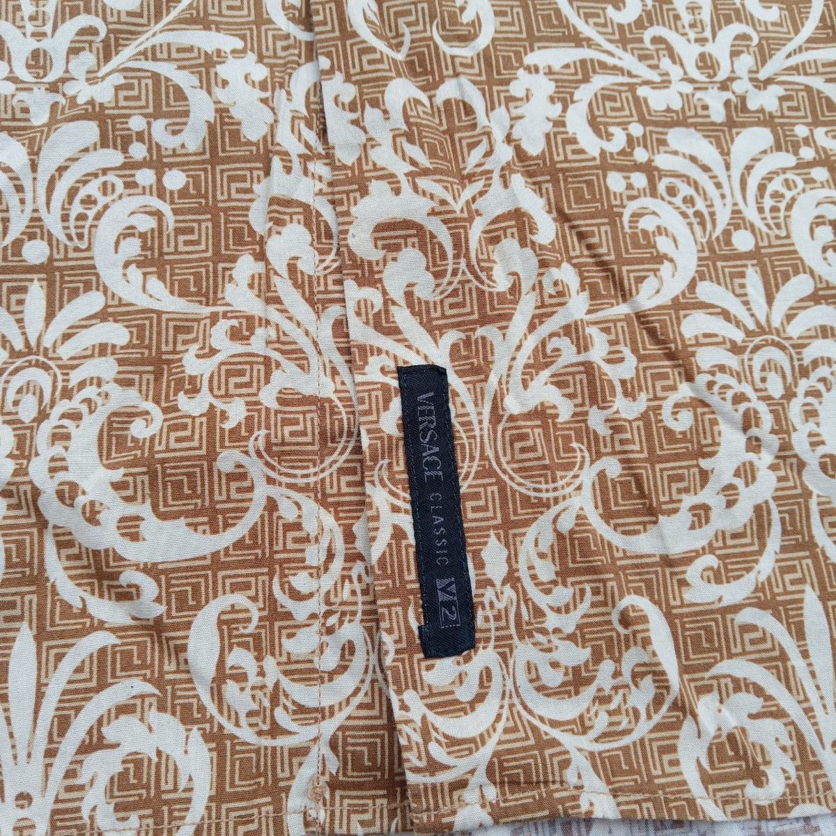 Versace Versace Cotton Shirt Size US L / EU 52-54 / 3 - 4 Thumbnail