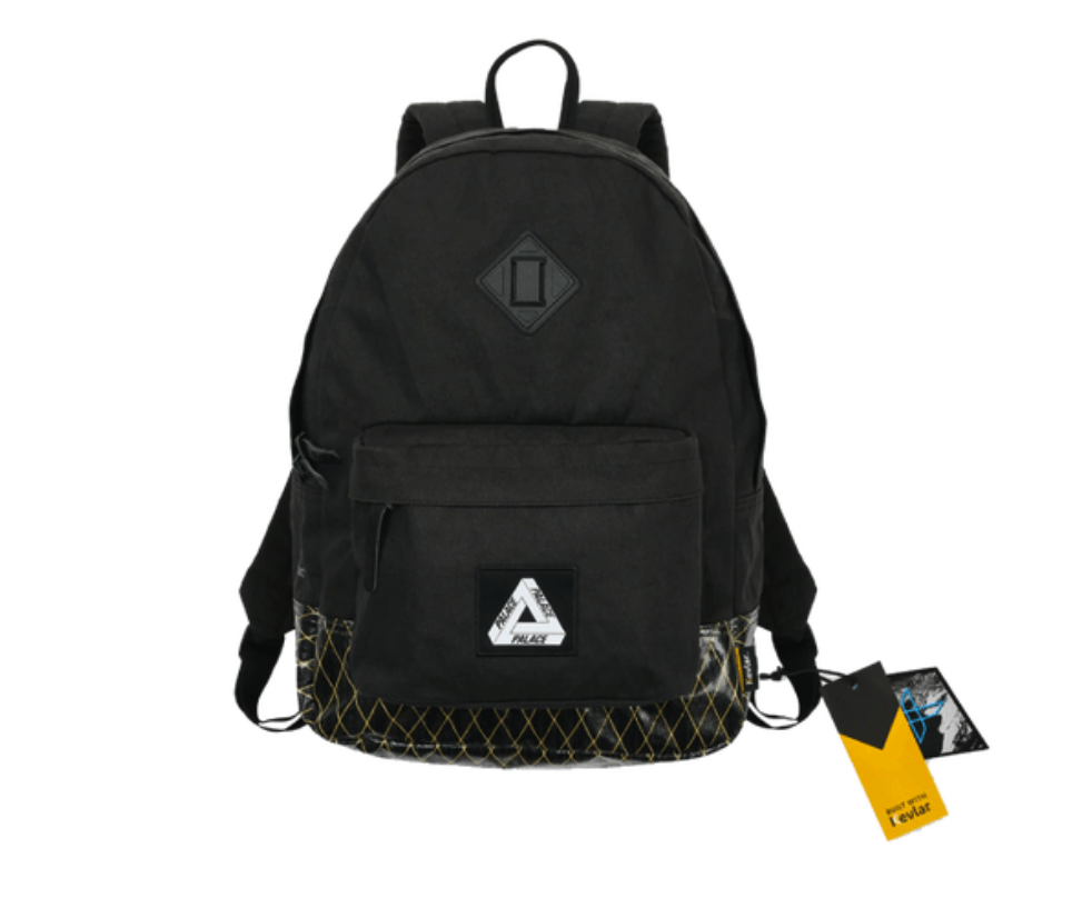 image of Hypebeast x Palace X-Pac Cotton Canvas Backpack Black, Men's