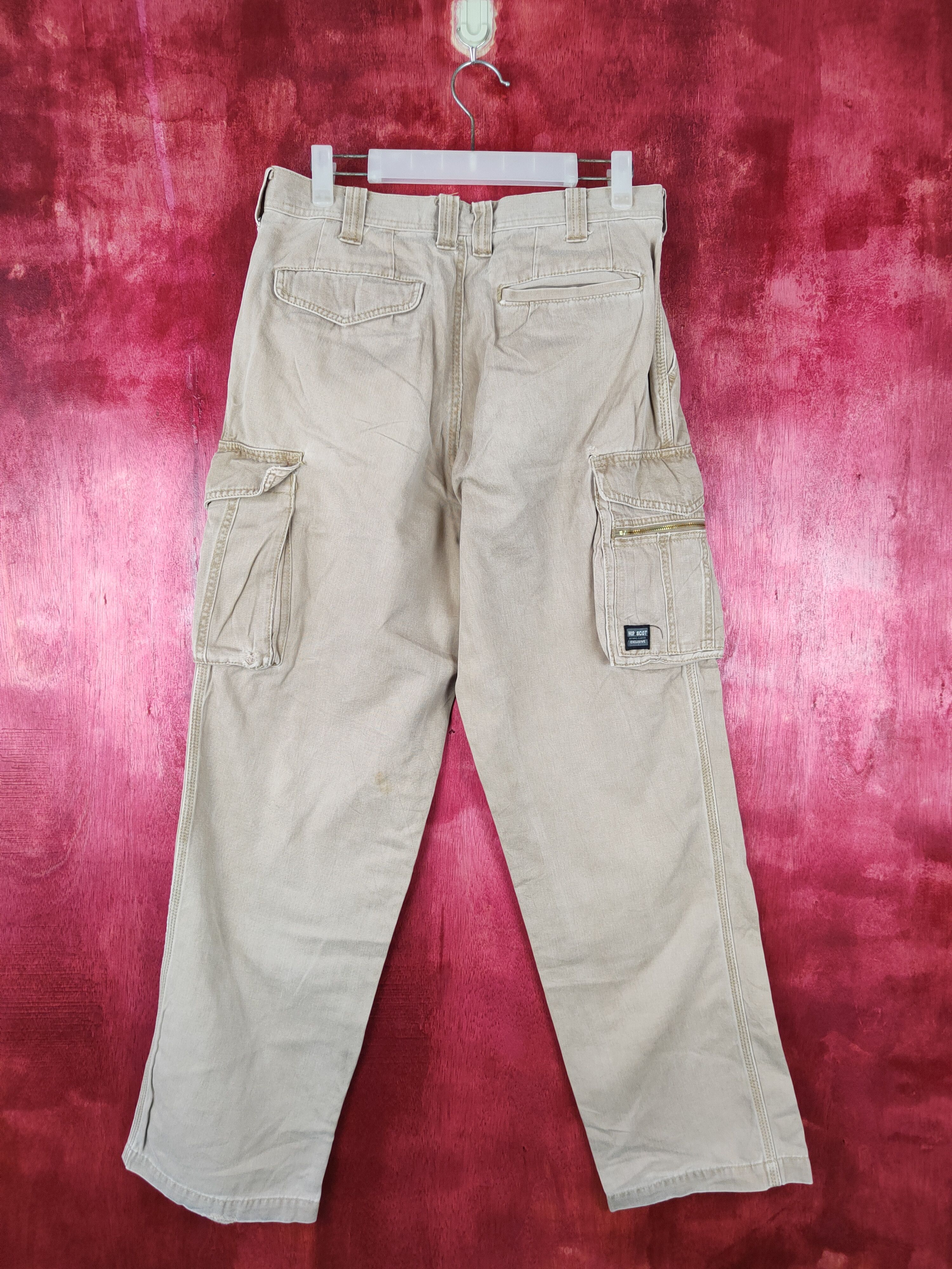 Japanese Brand Hop Scot japan multi pocket utility cargo Pants #4556 Size US 31 - 8 Thumbnail
