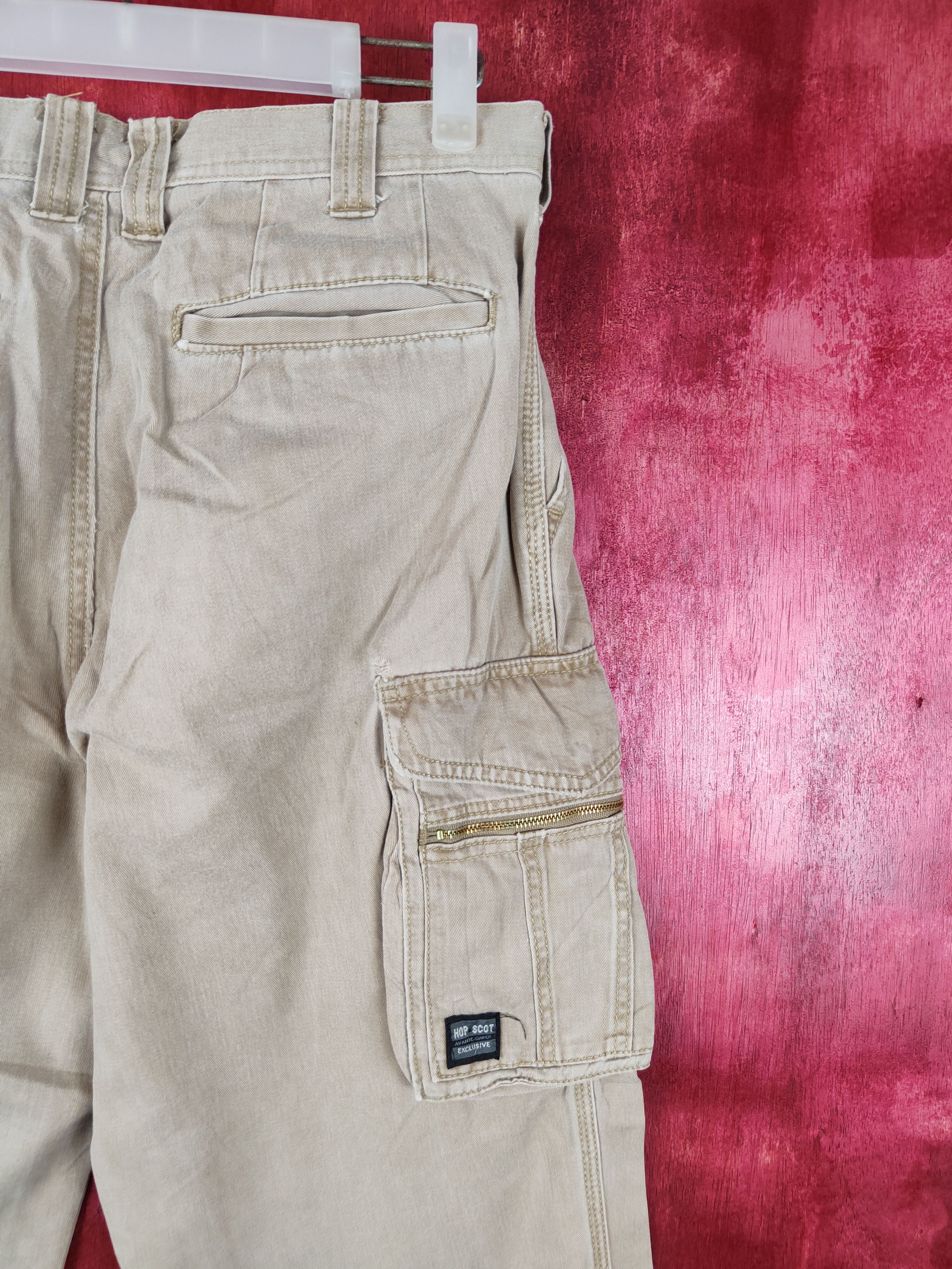 Japanese Brand Hop Scot japan multi pocket utility cargo Pants #4556 Size US 31 - 10 Thumbnail