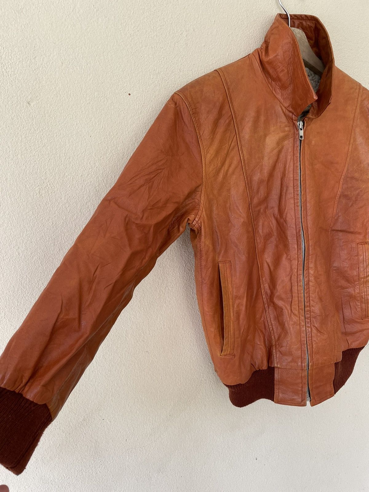 Vintage VINTAGE SHEARLING LEATHER JACKET Size US M / EU 48-50 / 2 - 9 Thumbnail