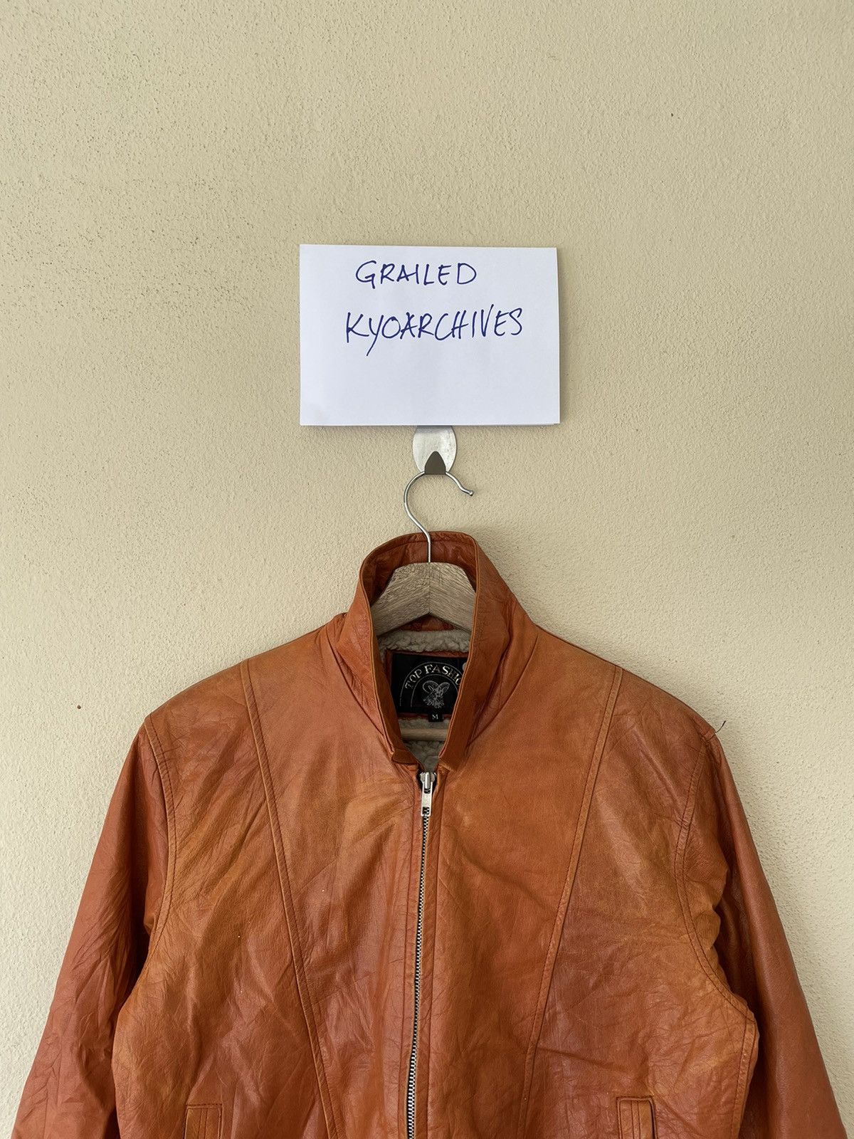 Vintage VINTAGE SHEARLING LEATHER JACKET Size US M / EU 48-50 / 2 - 4 Thumbnail
